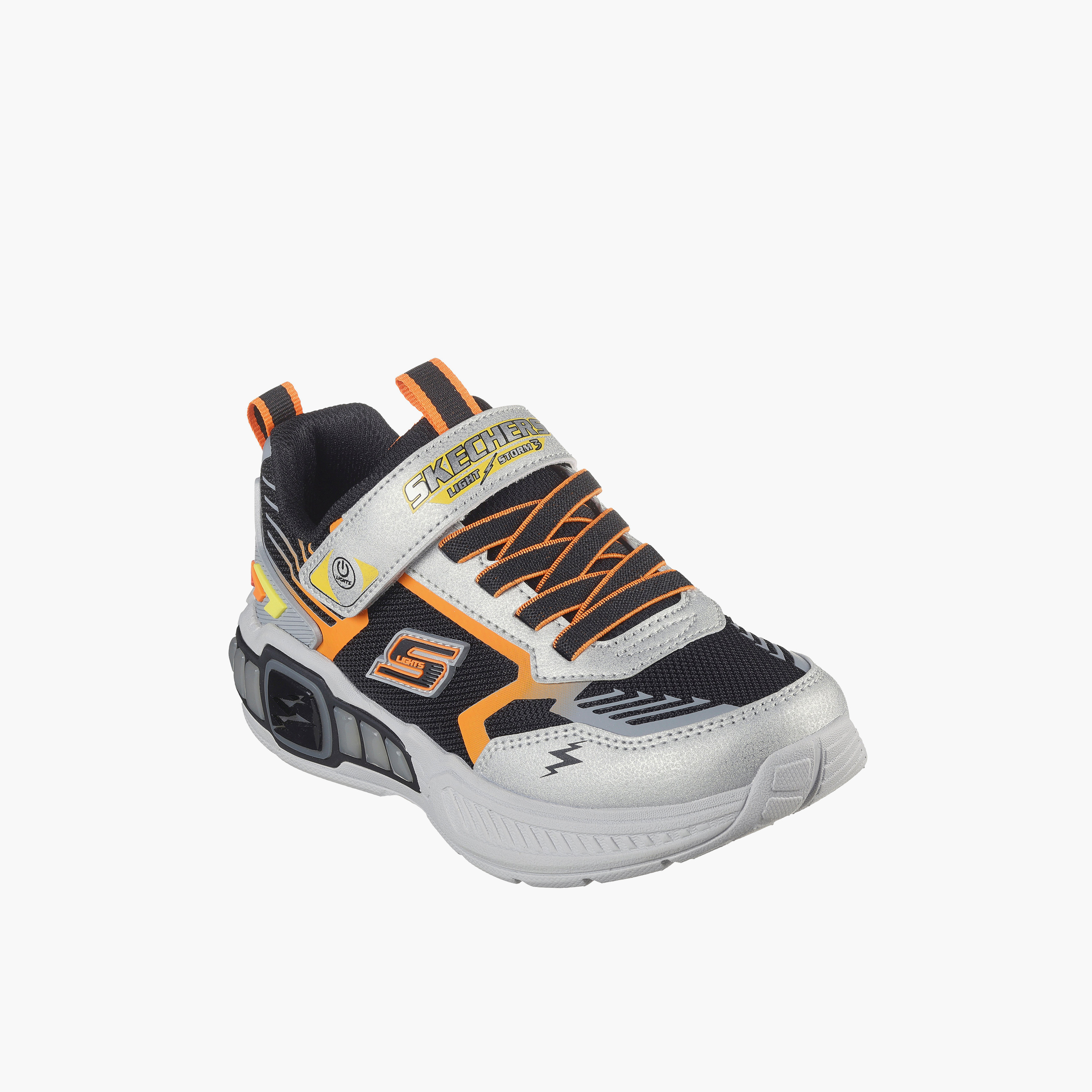 Skechers Boys LIGHT STORM 3 Hook & Loop Sneakers-boys-shoes-sneakers-image-1