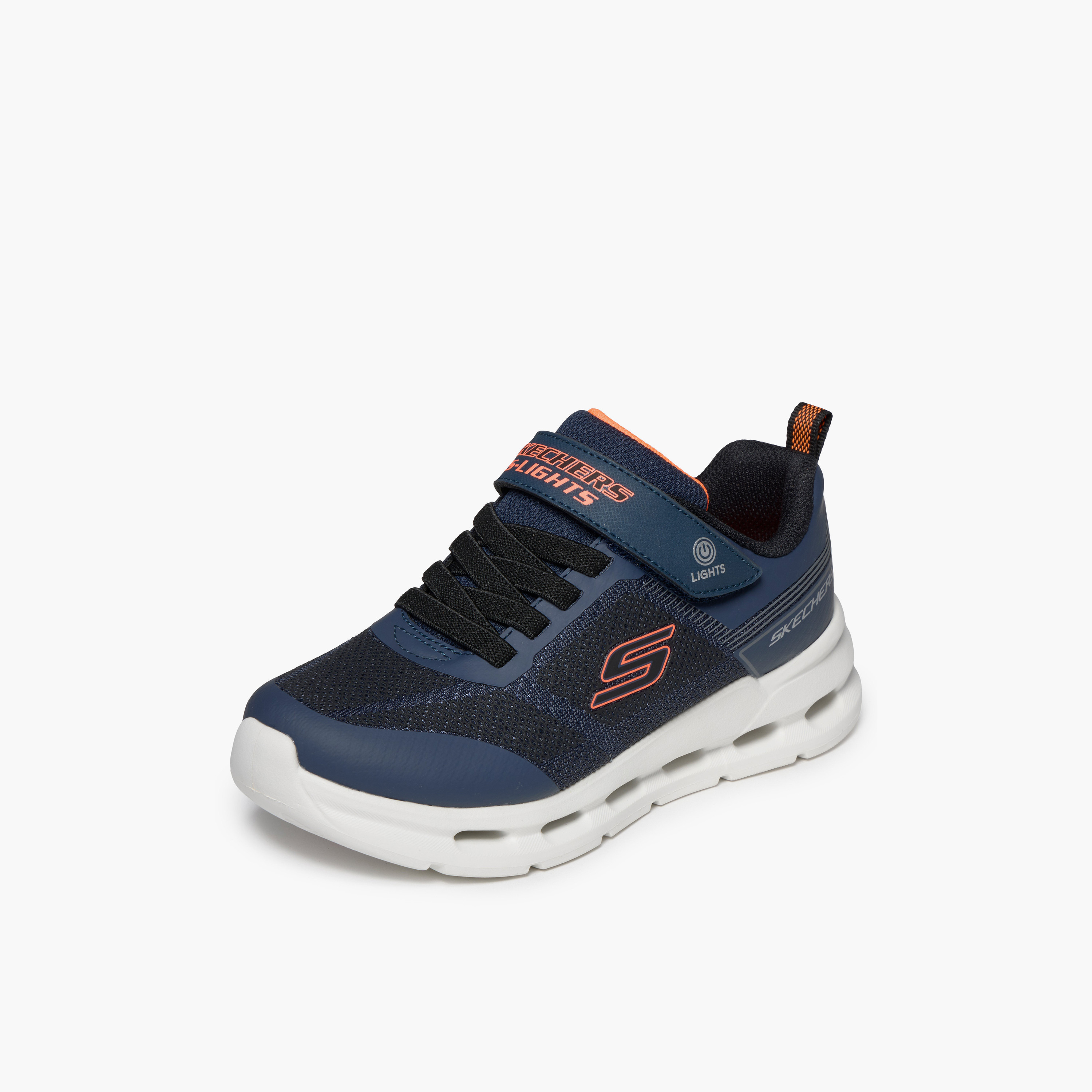 Skechers Boys GLIDE-STEP LIGHTS Hook & Loop Sneakers-boys-shoes-sneakers-image-4