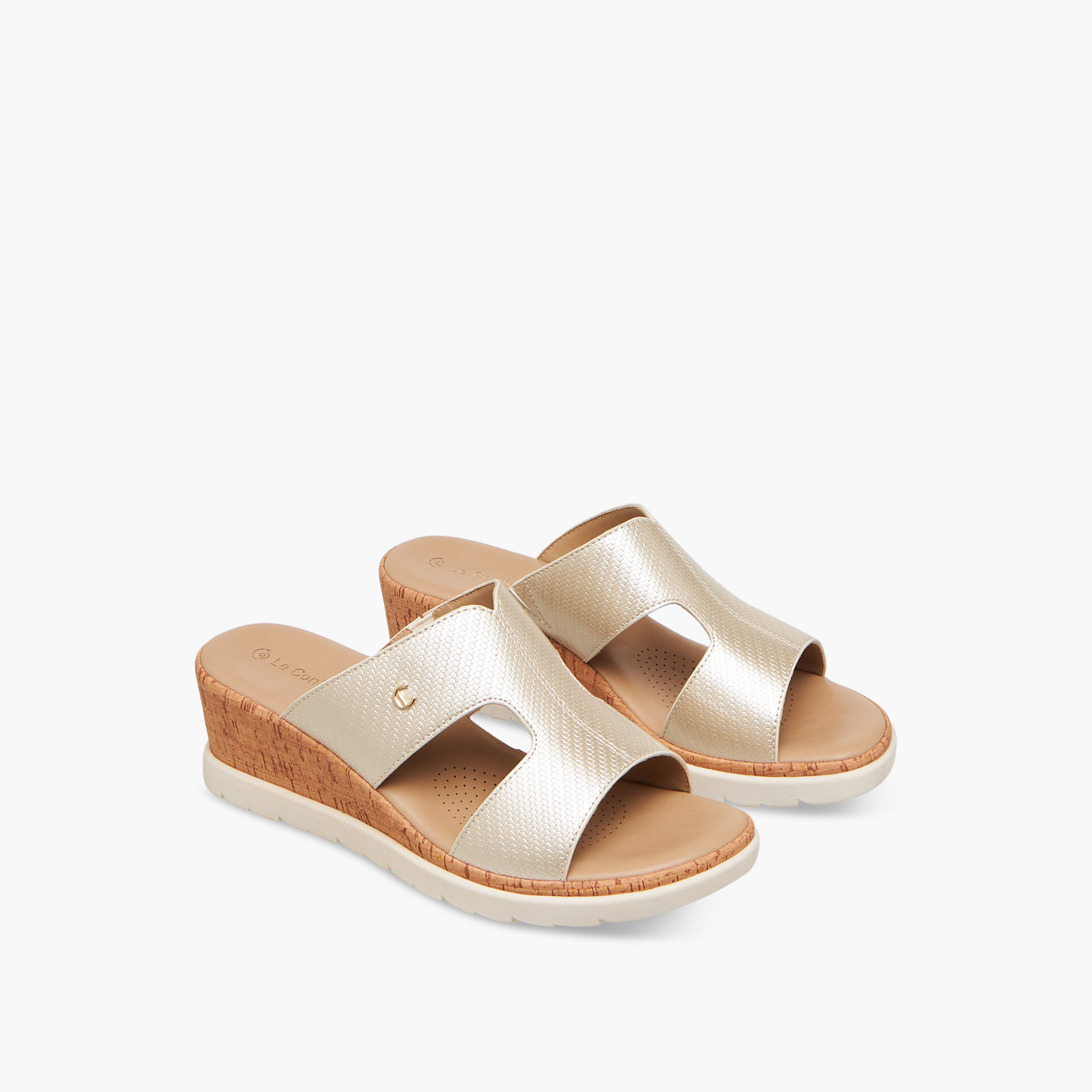 Le Confort Women Wedge Heel Sandals-women-shoes-sandals-heeled-image-1