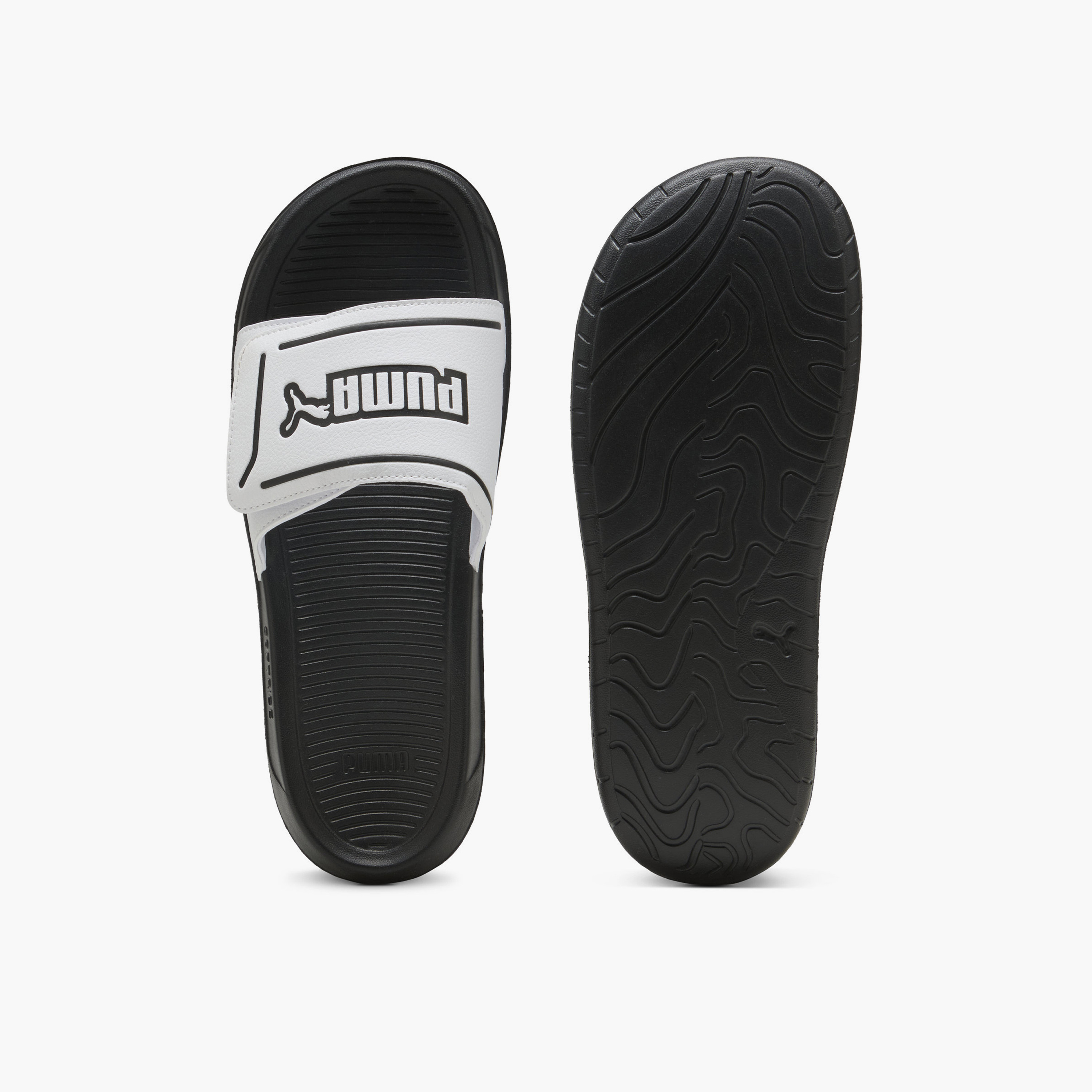 Puma Men Royalcat Comfort 2 Logo Print Slides-sports-men-shoes-image-4
