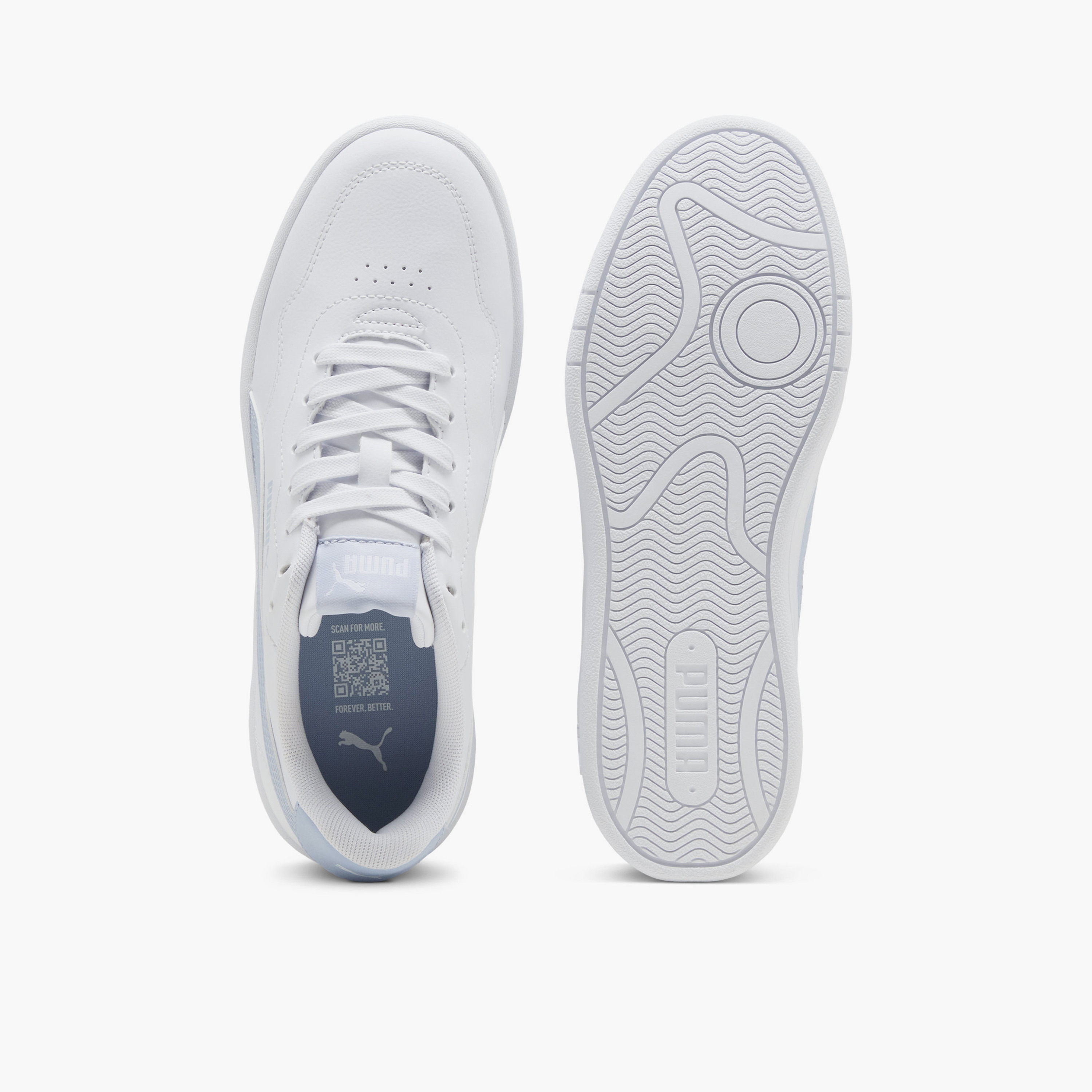 Puma Women Court Lally Lace-Up Sneakers-sports-women-shoes-image-4