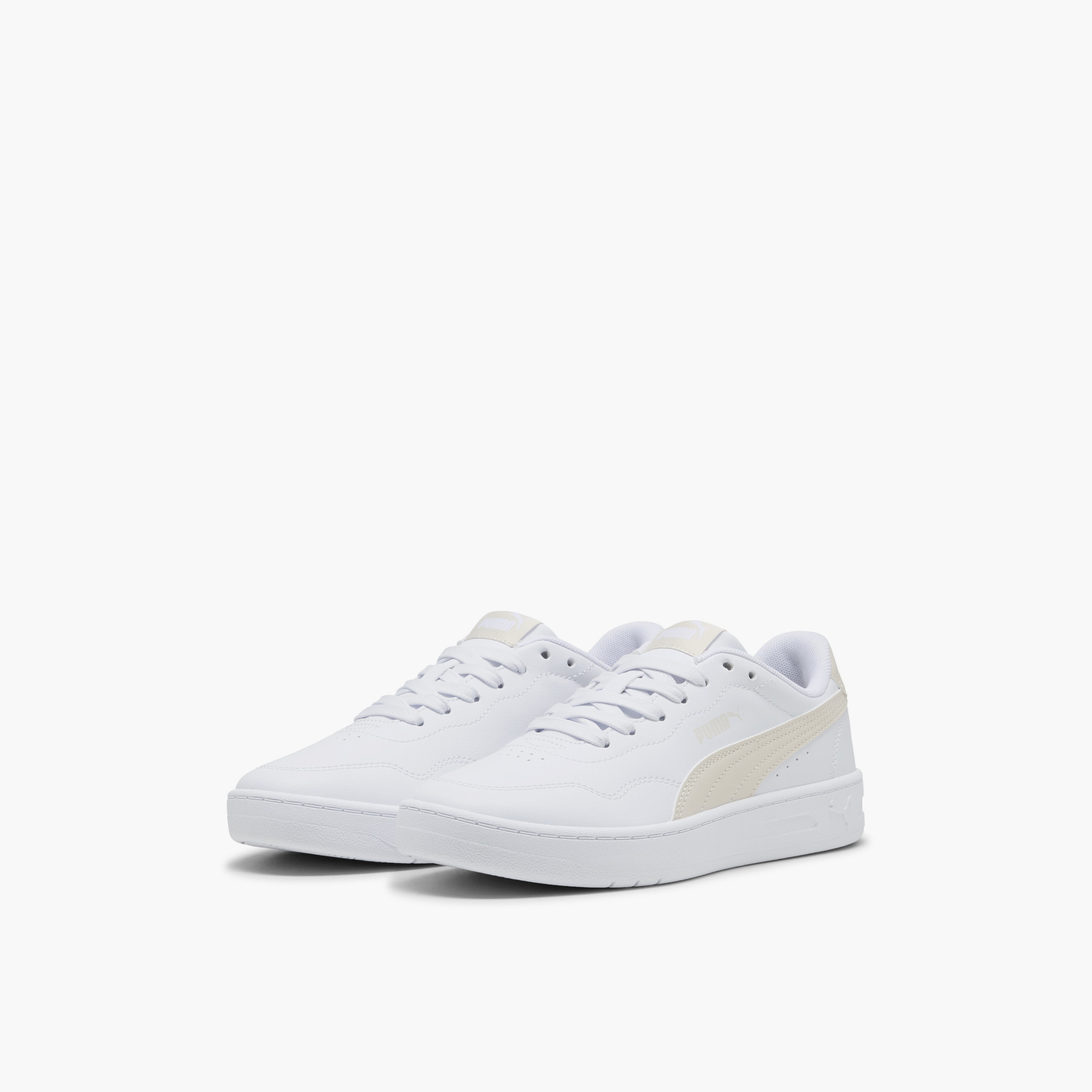 Puma Women Court Lally Lace-Up Low Ankle Sneakers-sports-women-shoes-image-1