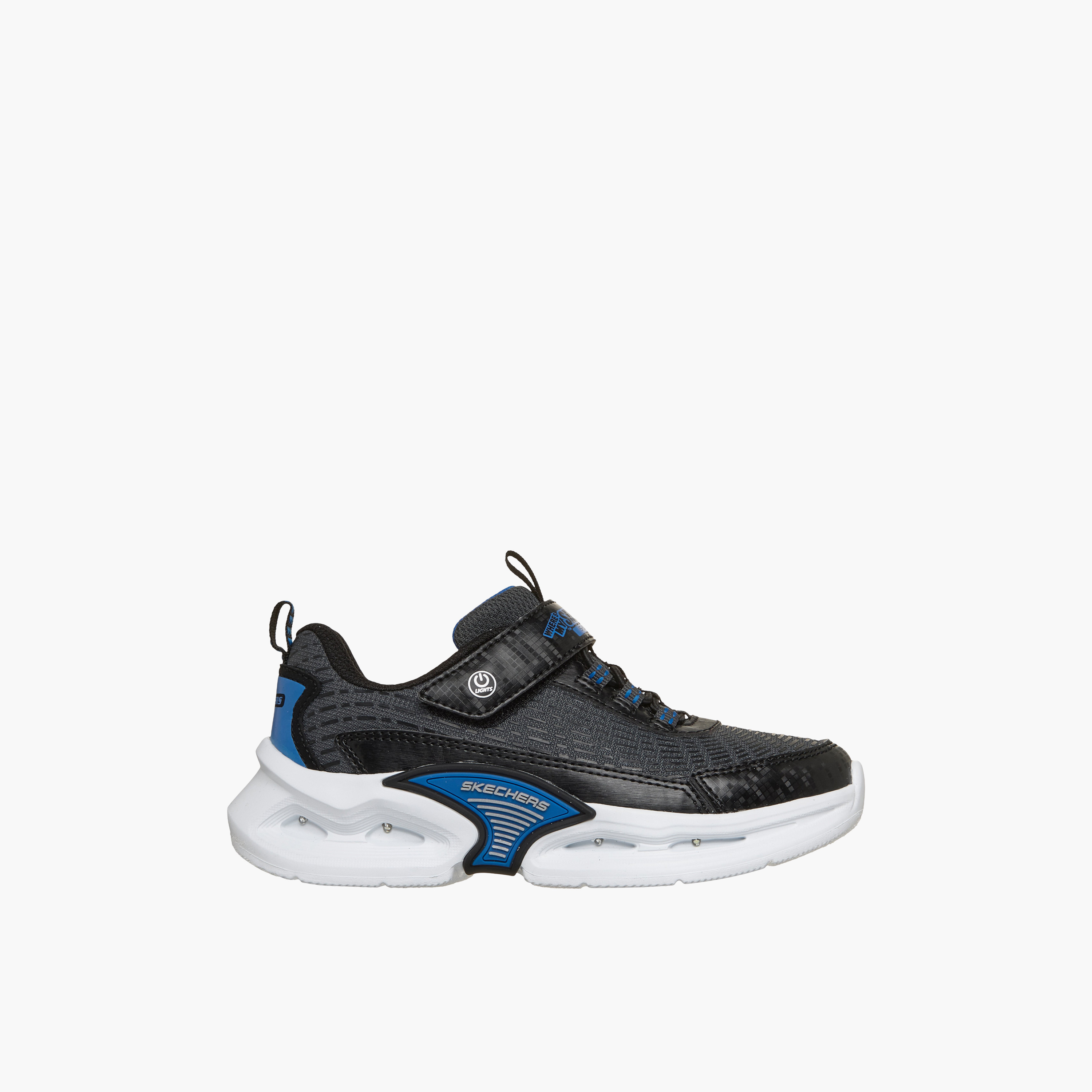 حذاء سنيكرز كينيتك لايتس بشريط إغلاق لاصق للأولاد من سكيتشرز-boys-shoes-sneakers-image-4