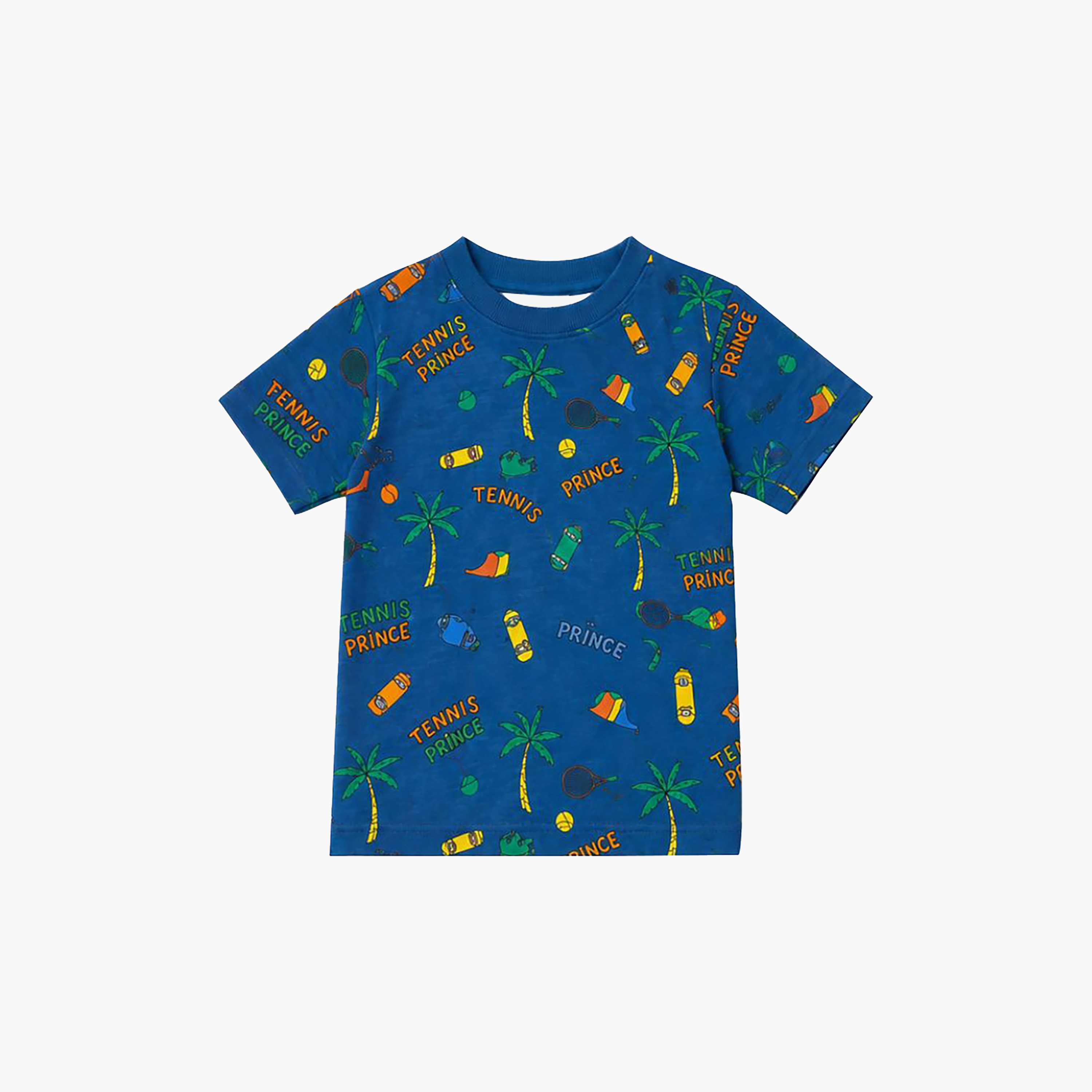 طقم تيشرت بأكمام قصيرة وبنطال بيجامة بتصميم رياضة النجوم من بيبي كلو-boys-clothing-setsandcoords-image-8
