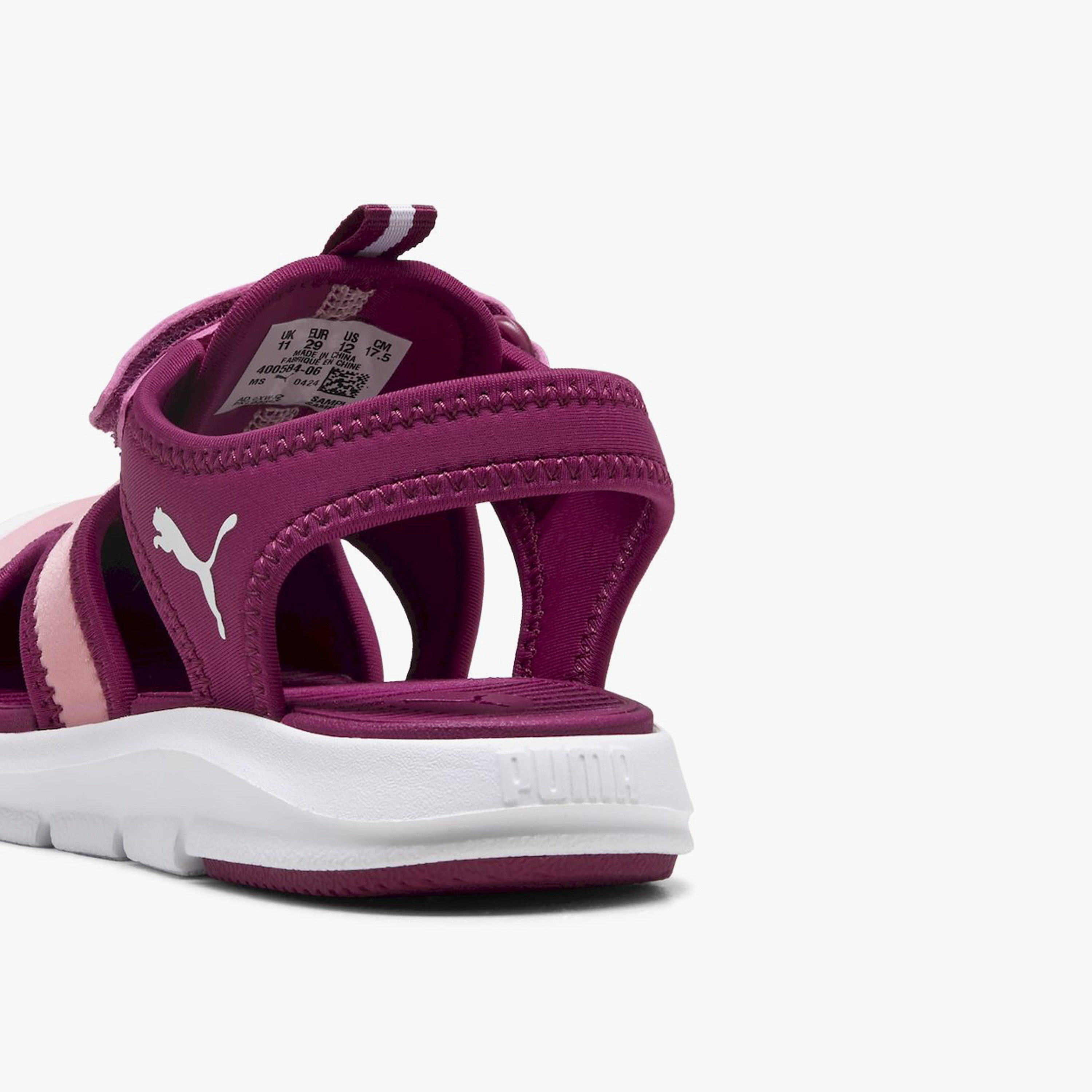 Puma Girls Fun Racer Sandal V PS Slip-On Strap Sandals 400584 | OE-girls-shoes-sandals-image-6
