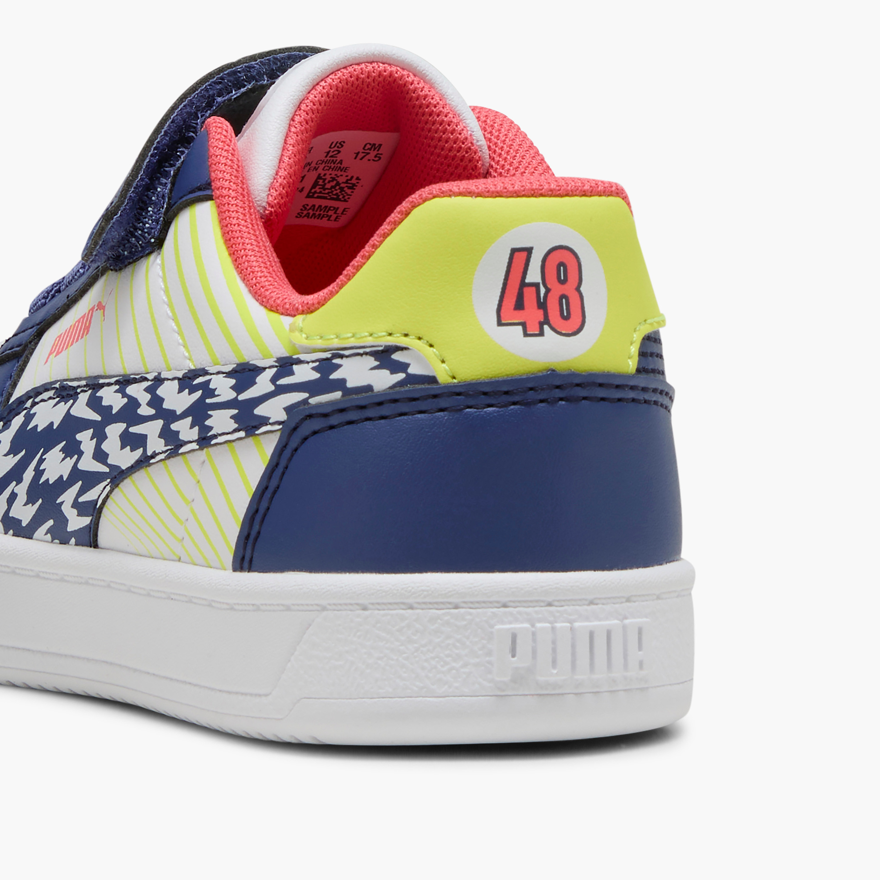 Puma Boys Caven 2.0 Poised 2 Race Ac Hook & Loop Ankle Sneakers Lightweight Shoes-sports-boys-shoes-image-3