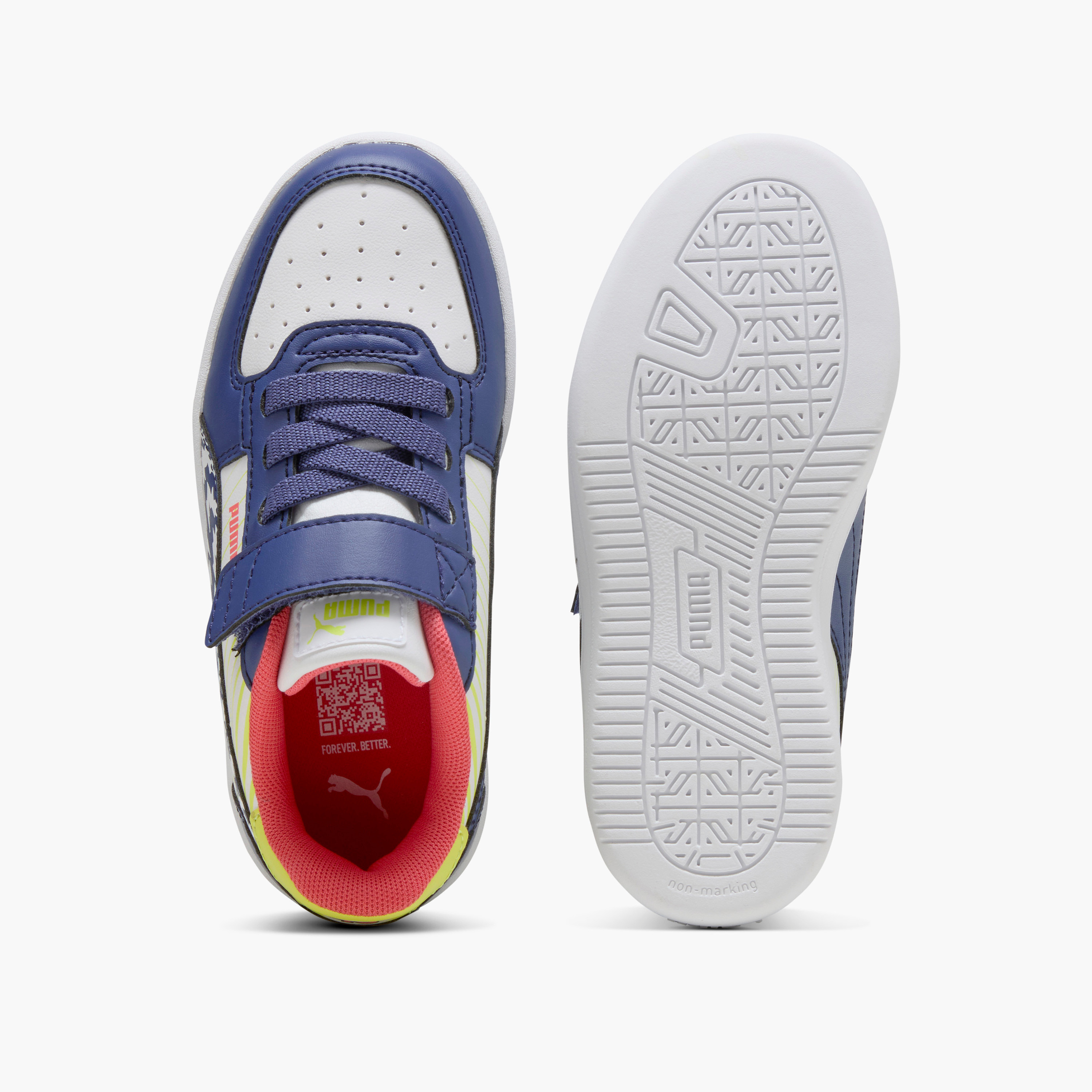 Puma Boys Caven 2.0 Poised 2 Race Ac Hook & Loop Ankle Sneakers Lightweight Shoes-sports-boys-shoes-image-4