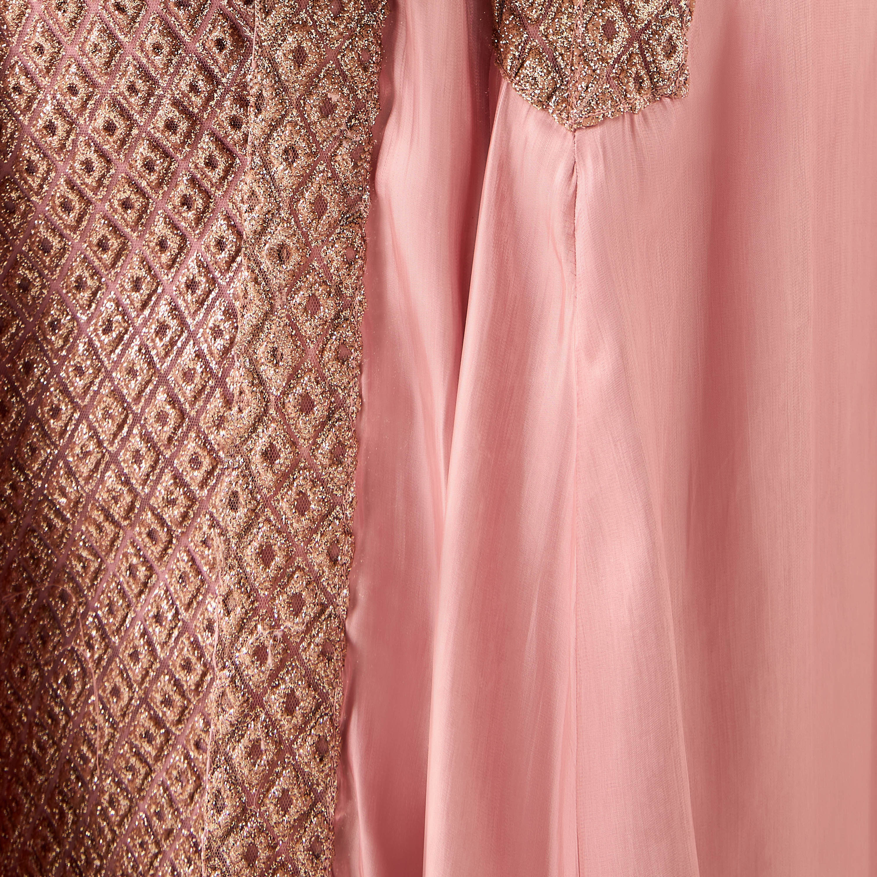 فستان بارز الملمس دون أكمام مع رداء من جولدن آبل-women-clothing-dresses-image-15