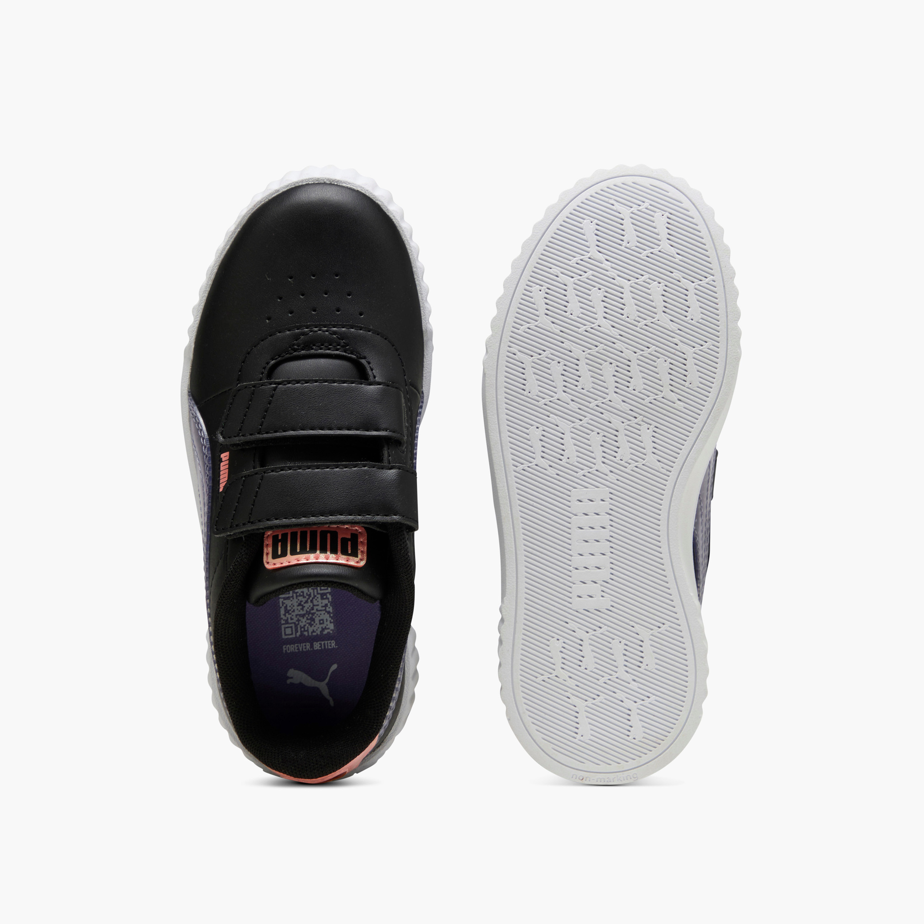Puma Kids' CARINA 3.0 BLURRY DREAMS Sneakers with Hook and Loop Closure - 40060902-boys-shoes-sneakers-image-4