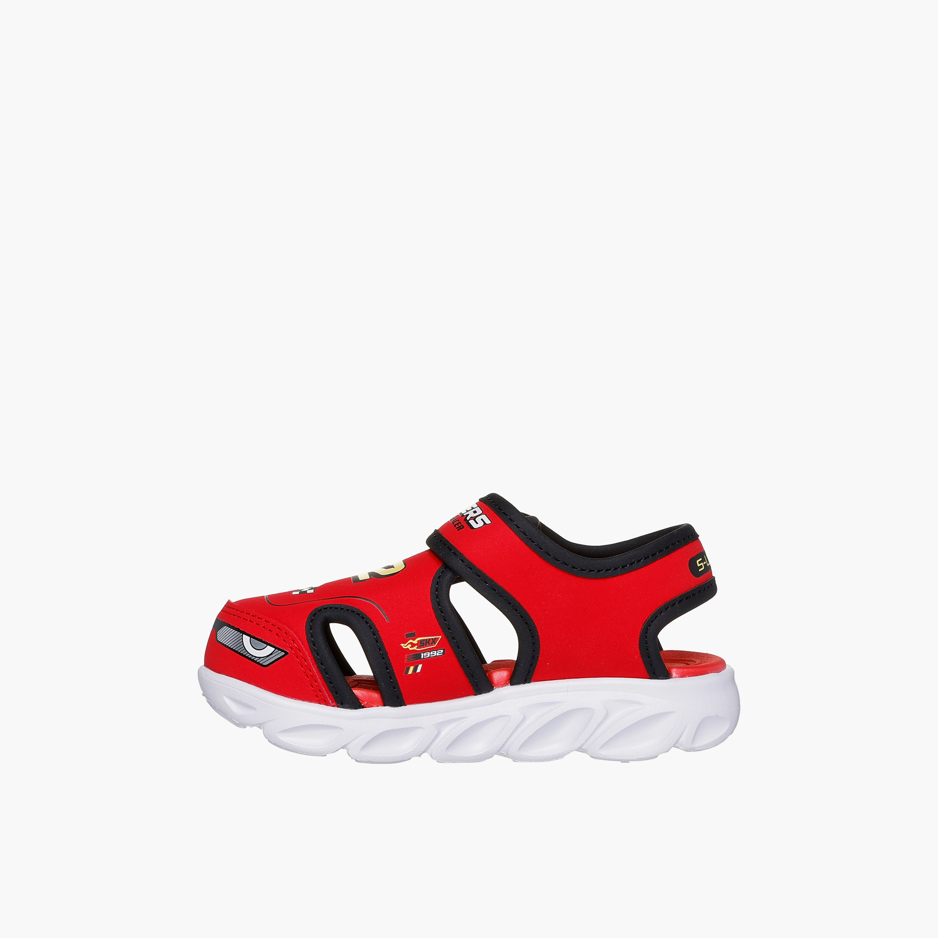 Skechers HYPNO-SPLASH Sandals with Hook & Loop Closure - 400612N-RDBK-CP-baby-boys-shoes-sandals-image-5