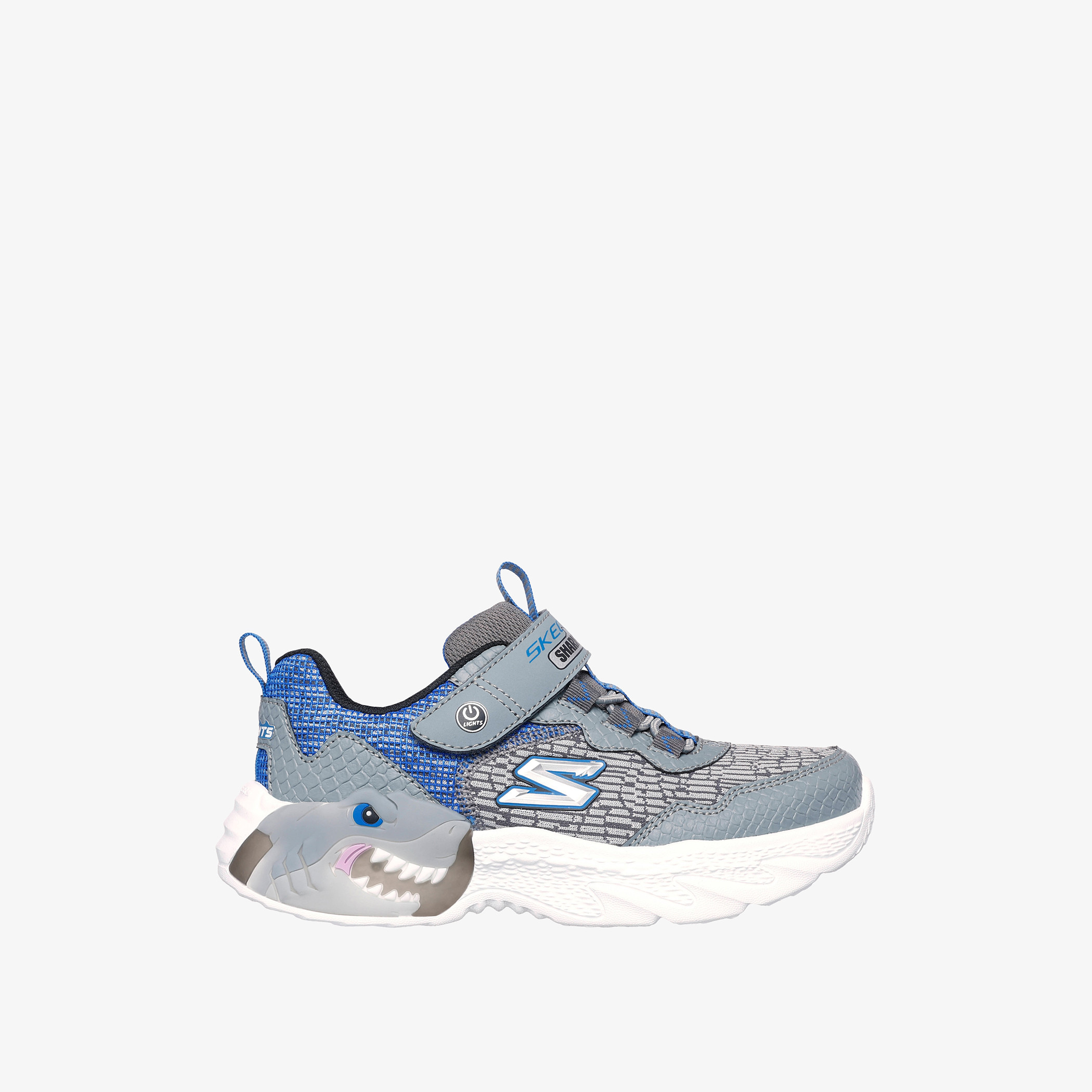 Skechers Boys' CREATURE LIGHTS Light-Up Sports Shoes with Hook and Loop Closure - 400617L-CCBL-sports-boys-shoes-image-5
