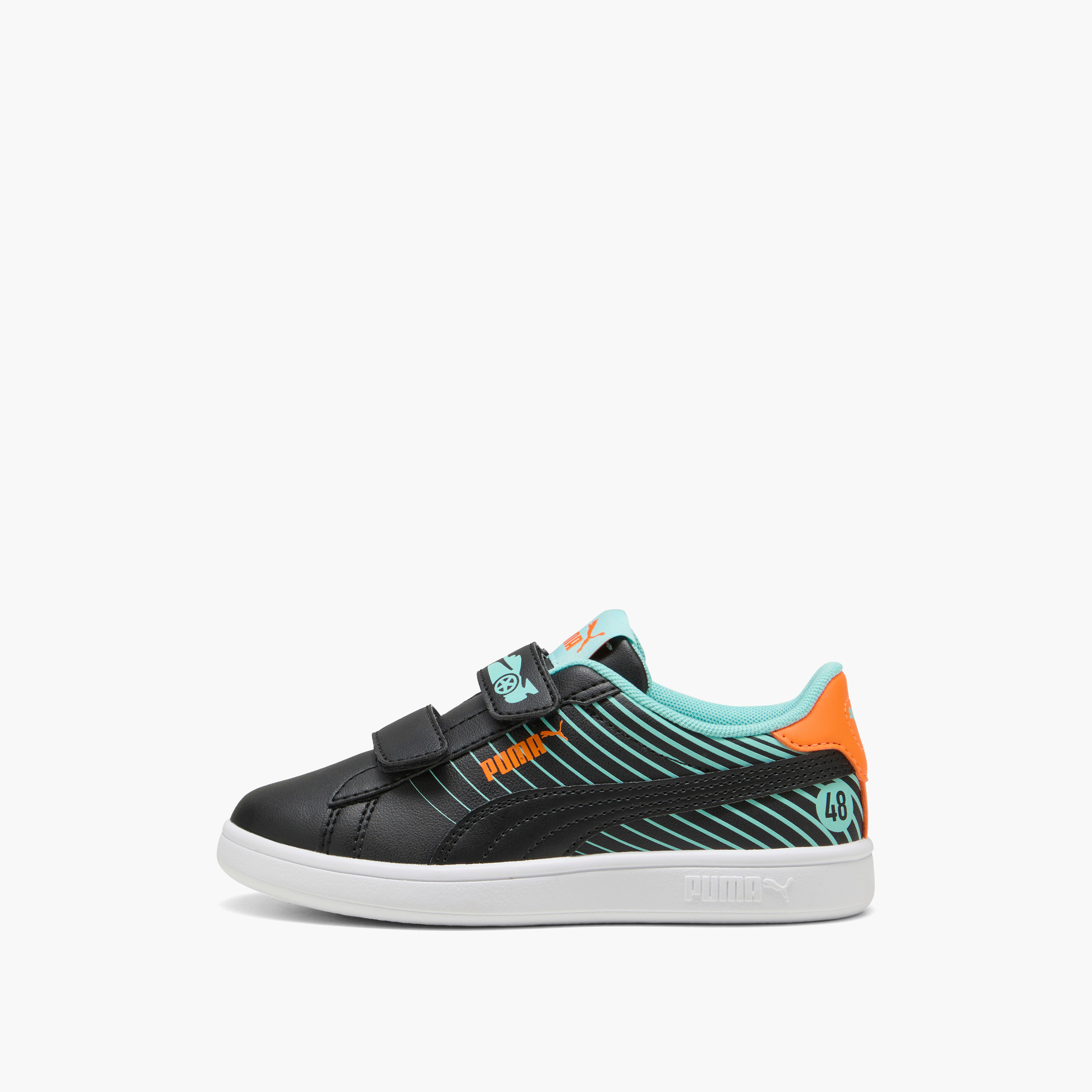 Puma Boys' SMASH 3.0 POISED 2 RACE V PS Sneakers with Hook and Loop Closure - 40065702-boys-shoes-sneakers-image-2