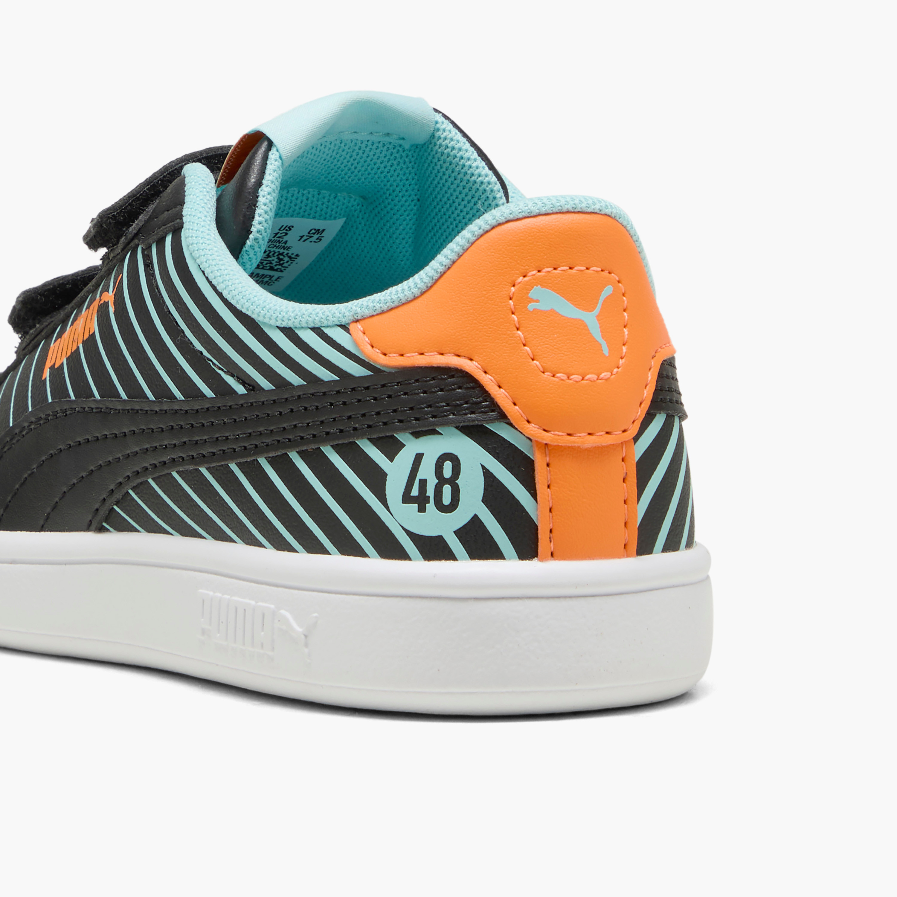 Puma Boys' SMASH 3.0 POISED 2 RACE V PS Sneakers with Hook and Loop Closure - 40065702-boys-shoes-sneakers-image-3
