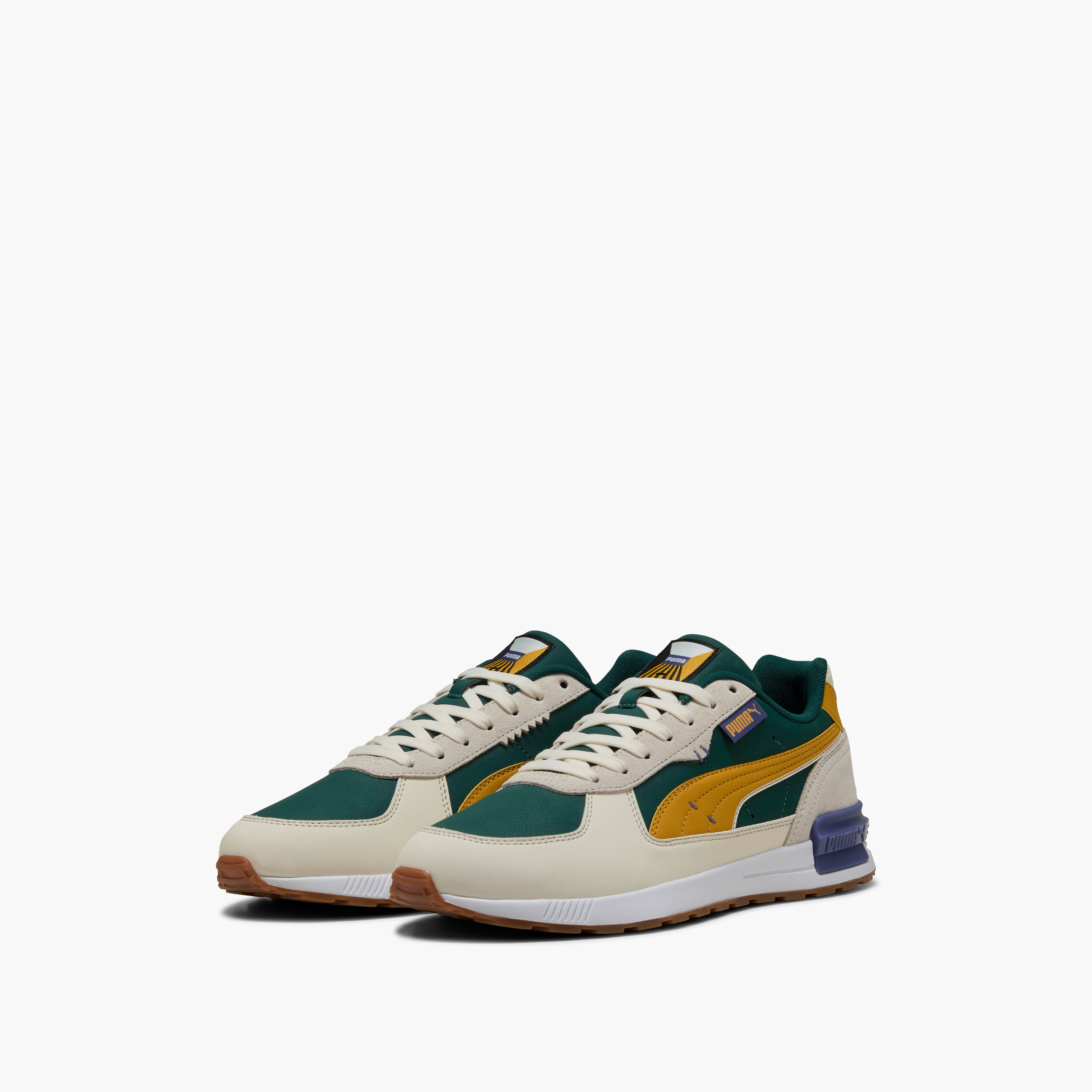 حذاء سنيكرز جرافيتون جرين سايد برباط للرجال من بوما - 40068402-sports-men-shoes-image-1