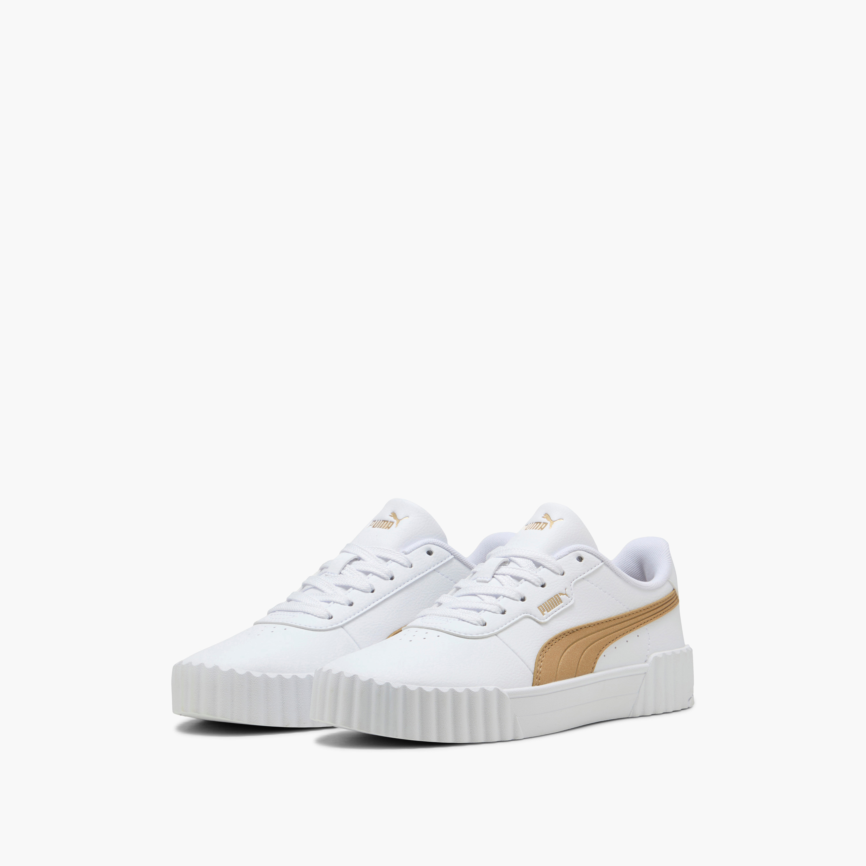 Puma Women's CARINA 3.0 AQUA METALLICS Lace-Up Sneakers - 40072202-women-shoes-sneakers-image-1