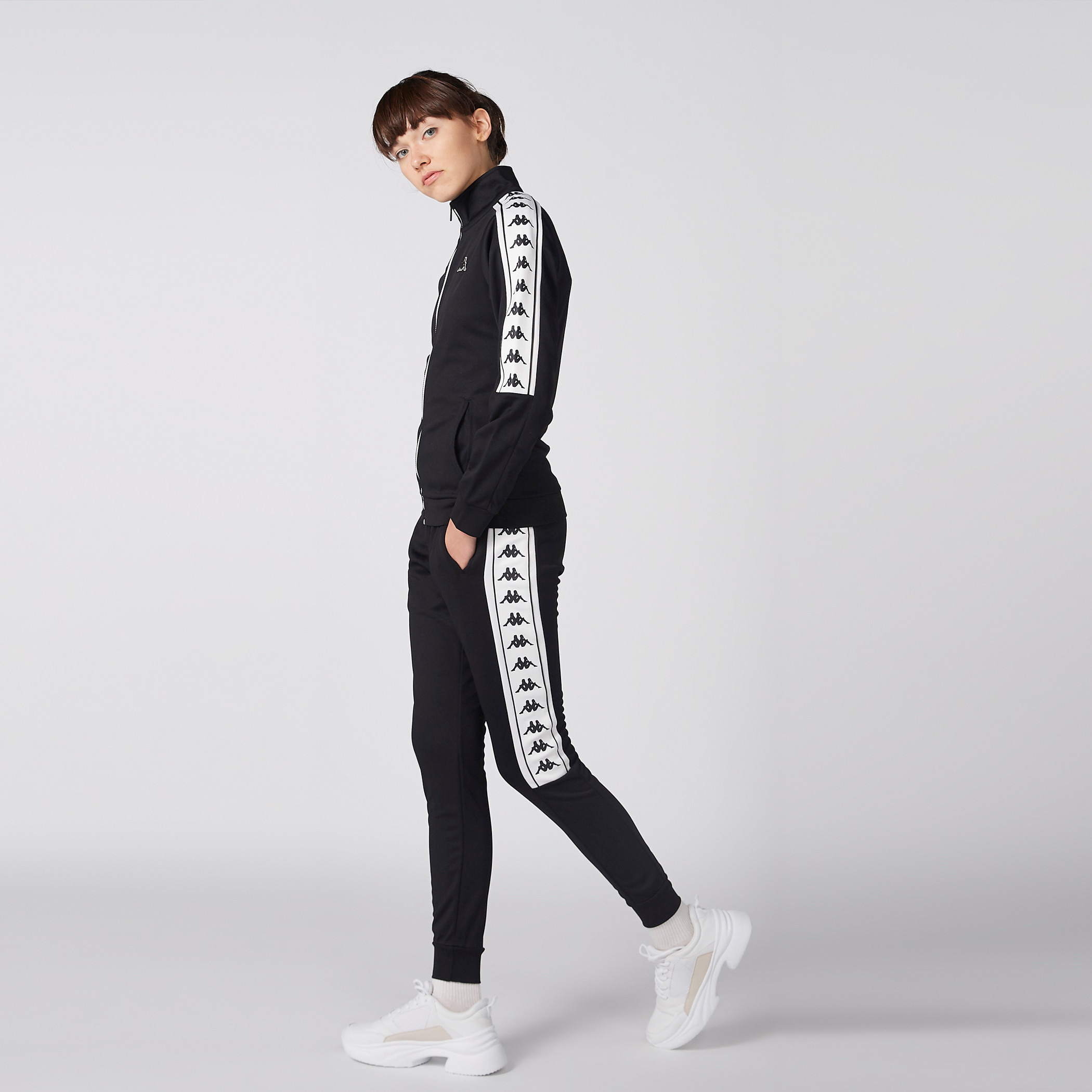 Kappa white clearance tracksuit womens