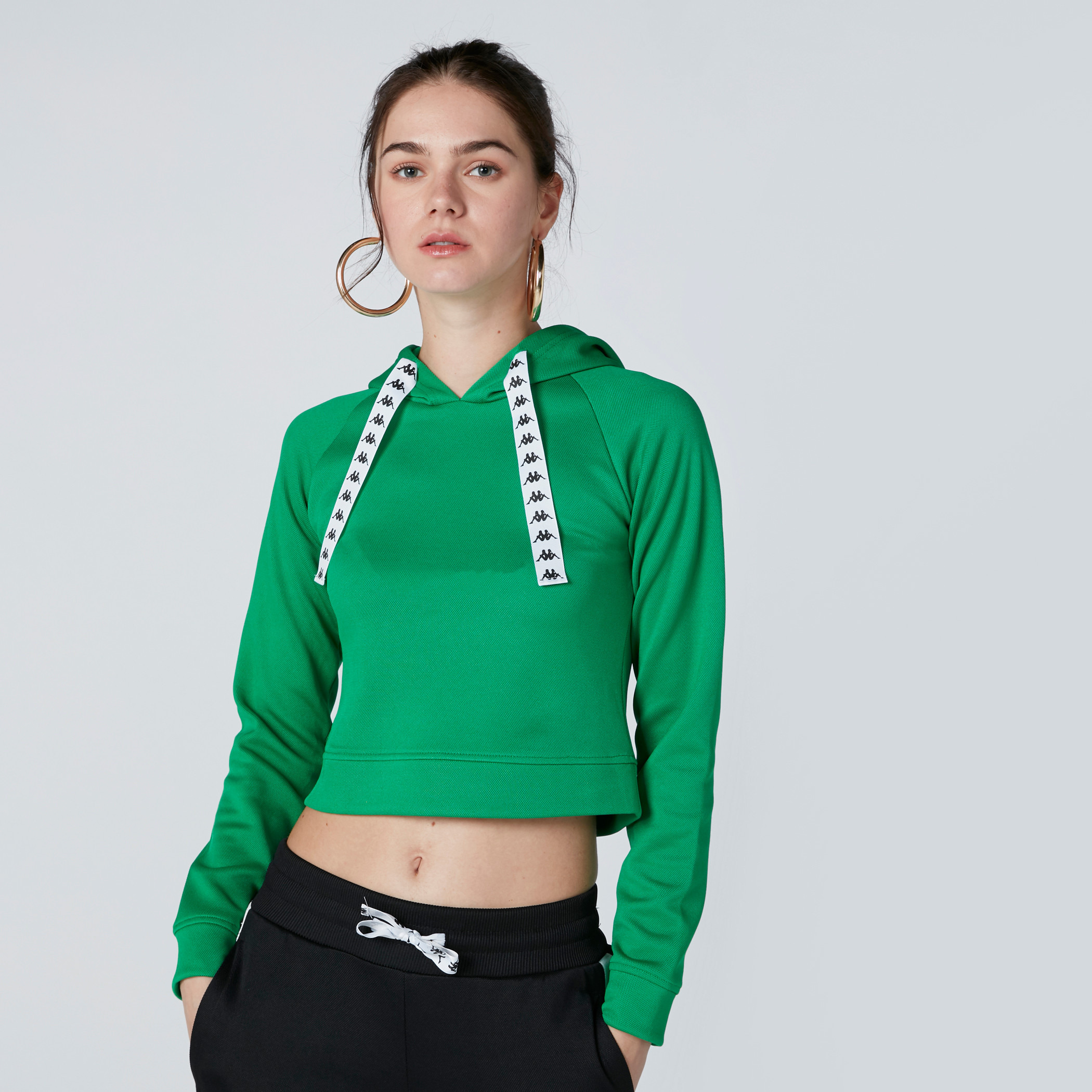 Kappa clearance cropped sweatshirt