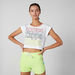 Kappa Printed Crop Top with Round Neck and Extended Sleeves-T Shirts and Vests-thumbnailMobile-0