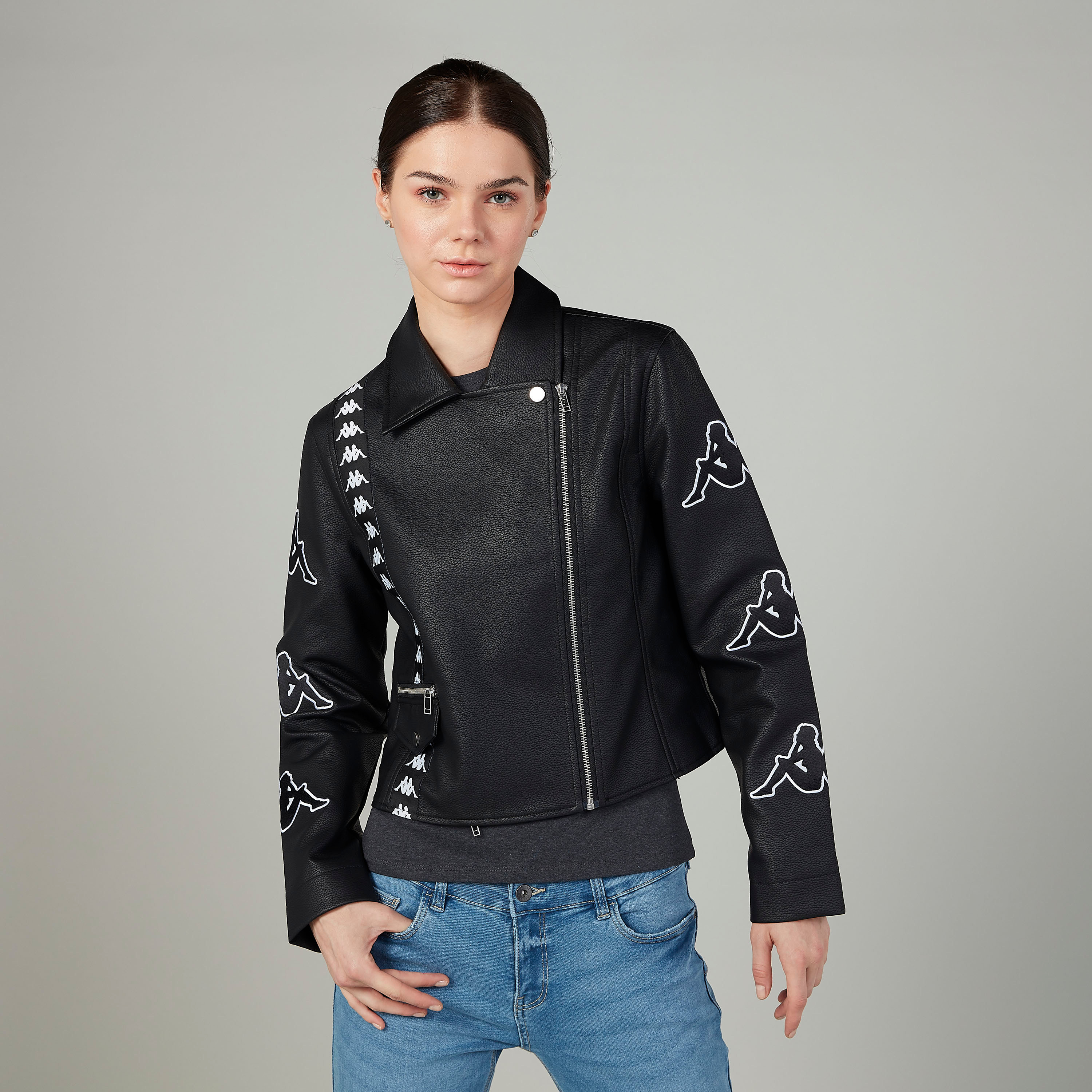 Kappa leather clearance jacket