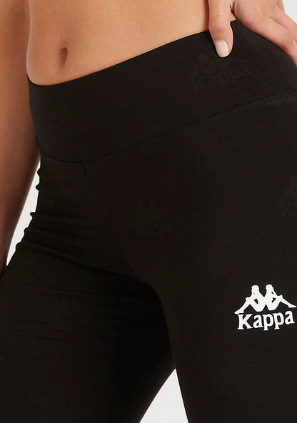 Kappa Printed Leggings with Elasticated Waistband