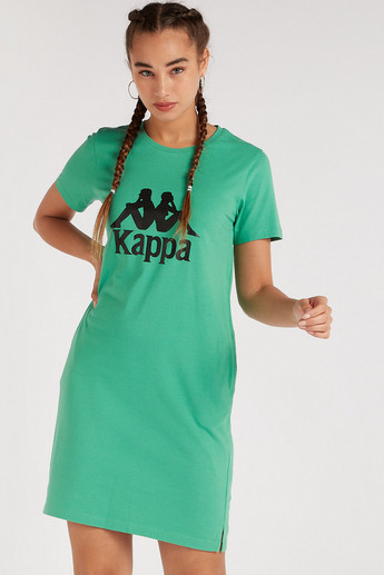 Misbruge velgørenhed middag Buy Kappa Printed T-shirt Dress with Short Sleeves | Splash Bahrain