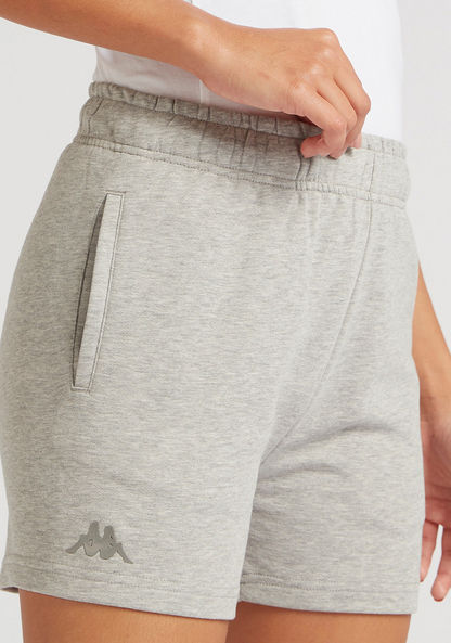Kappa Shorts with Elasticated Waistband and Pockets-Bottoms-image-2
