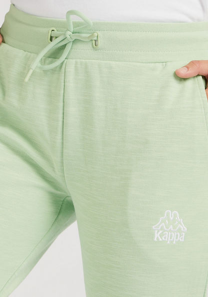 Kappa Solid Joggers with Drawstring and Pockets