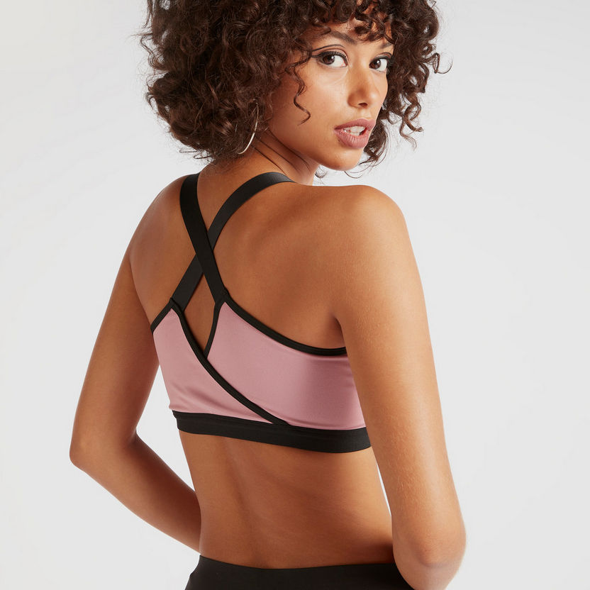 Kappa High-Support Sports Bra with Cross Back Detail-Bras-image-3
