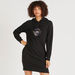 Kappa Printed Mini Jumper Dress with Hood and Long Sleeves-Hoodies-thumbnailMobile-4