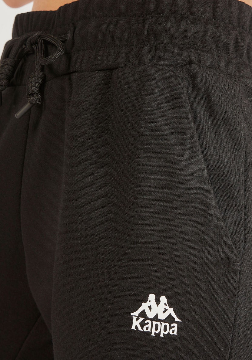Kappa Solid Joggers with Drawstring Closure and Pockets-Joggers-image-2