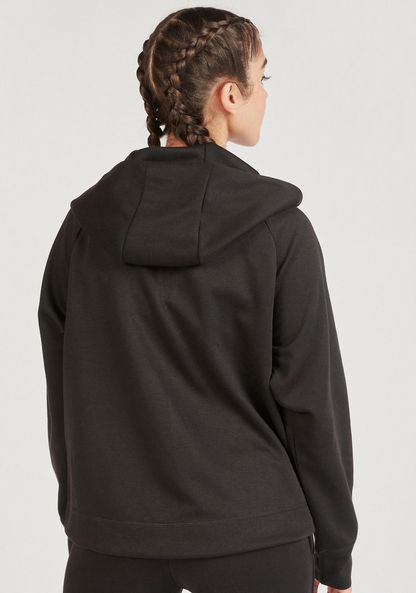 Kappa Solid Zip Through Jacket with Hood and Pockets-Jackets-image-3