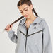 Kappa Solid Zip Through Jacket with Hood and Pockets-Jackets-thumbnailMobile-4
