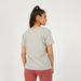 Kappa Logo Print T-shirt with Round Neck and Short Sleeves-T Shirts-thumbnailMobile-3