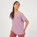 Kappa Logo Print T-shirt with Round Neck and Short Sleeves-T Shirts-thumbnail-0