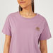 Kappa Logo Print T-shirt with Round Neck and Short Sleeves-T Shirts-thumbnail-2