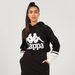 Kappa Printed Sweatshirt with Hood and Long Sleeves-Hoodies-thumbnail-0