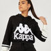 Kappa Printed Sweatshirt with Hood and Long Sleeves-Hoodies-thumbnail-2