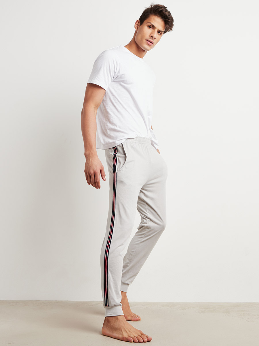 Sports Side Tape Lounge Pants-men-clothing-nightwear-pyjamaandshorts-image-1