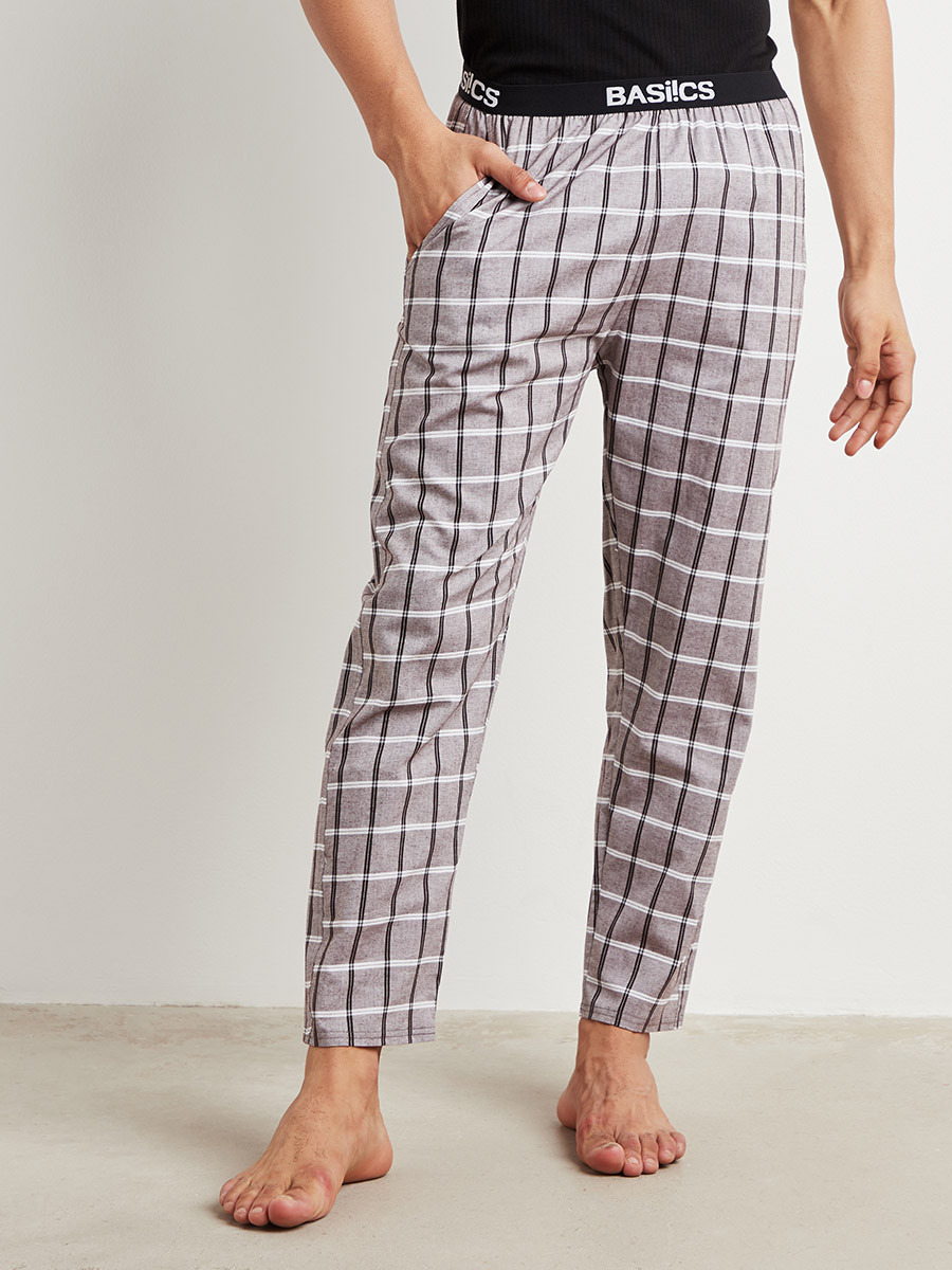 بنطلون بيجاما مطبوع بخصر مطاطي-men-clothing-nightwear-pyjamaandshorts-image-1