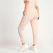 Kappa Solid Tape Detail Joggers with Drawstring Closure and Pockets-Bottoms-thumbnailMobile-4
