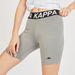 Kappa Logo Detail Cycling Shorts with Elasticised Waistband-Shorts-thumbnailMobile-1