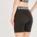 Kappa Logo Detail Cycling Shorts with Elasticised Waistband-Shorts-thumbnail-4