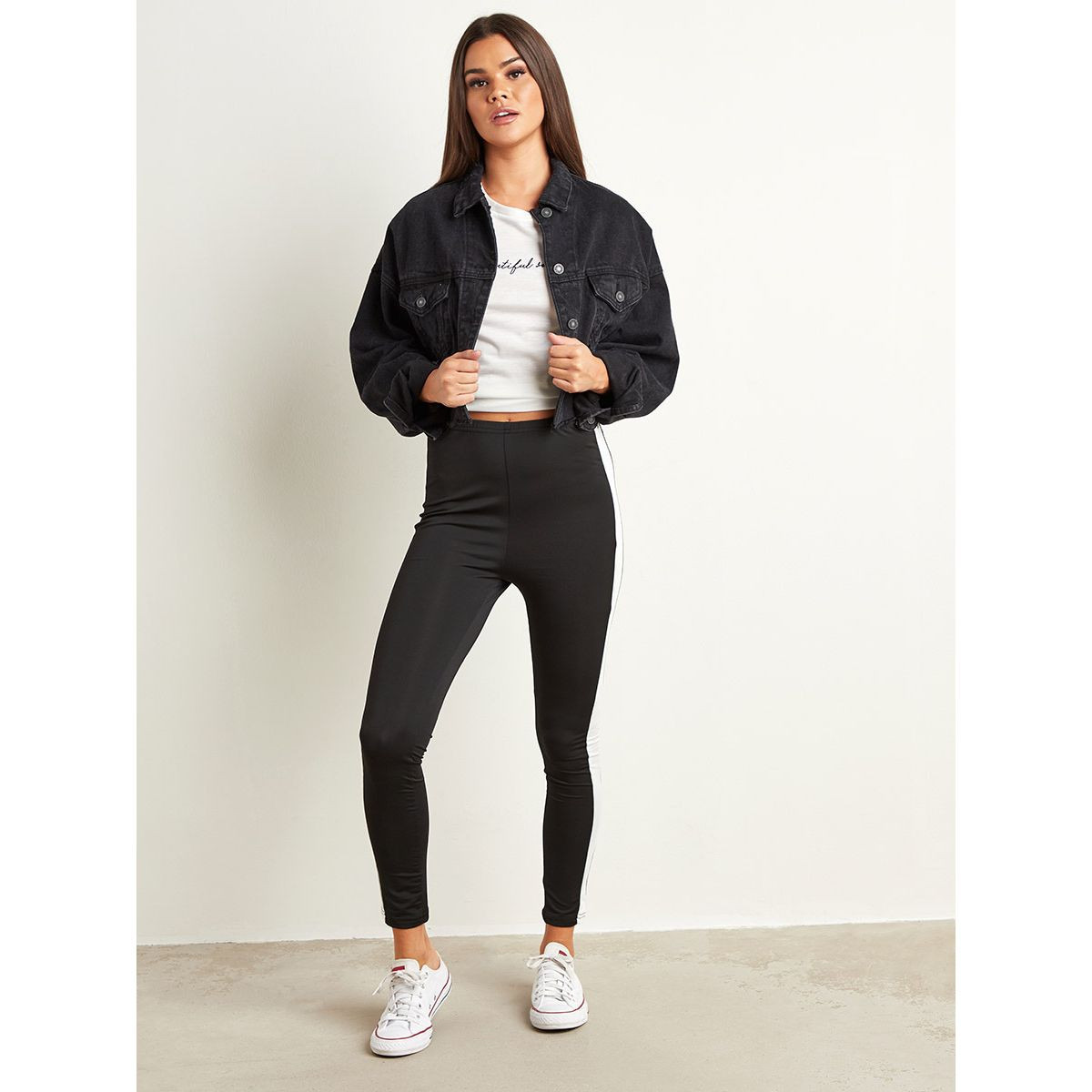 ليقنز رياضي بخصر مطاطي من ستايلي-women-clothing-leggings-image-2