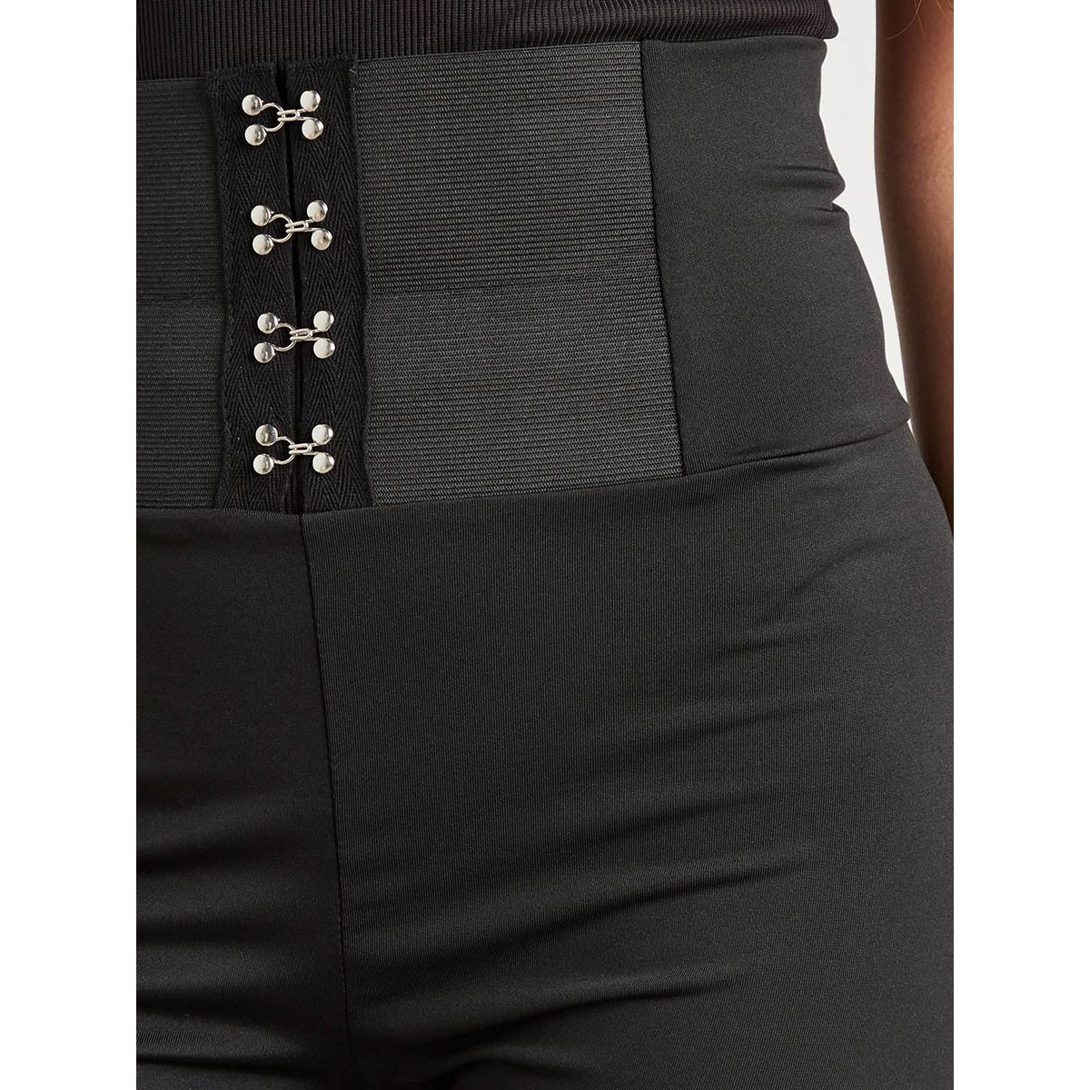 ليقنز رياضي بخصر مشد وخطاف إغلاق من ستايلي-women-clothing-leggings-image-4