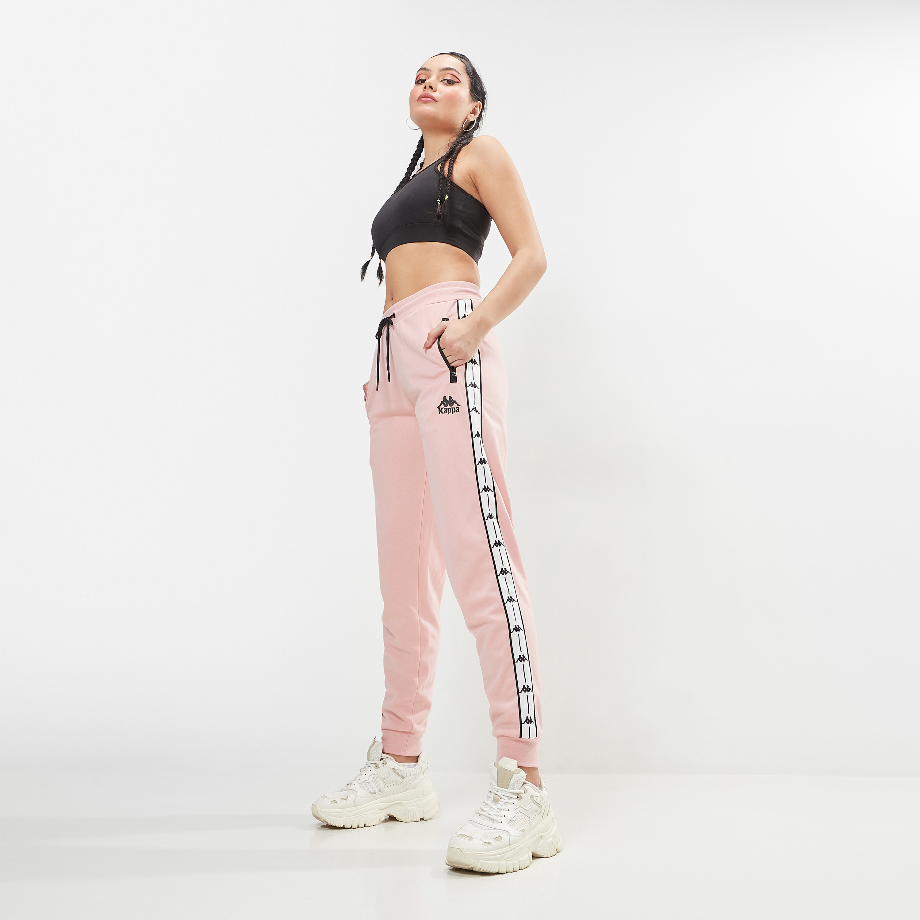 Kappa on sale cropped joggers