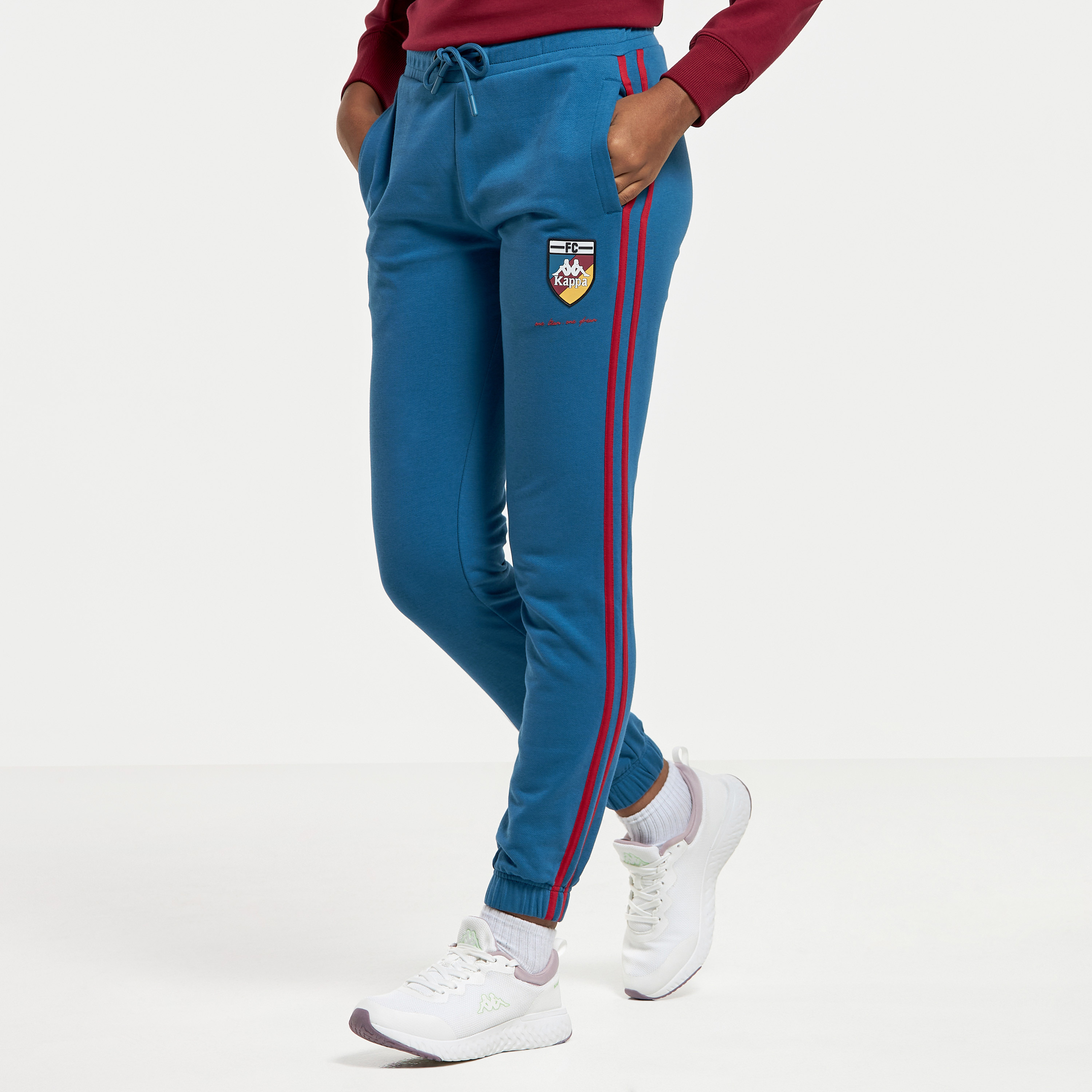 Kappa navy track on sale pants