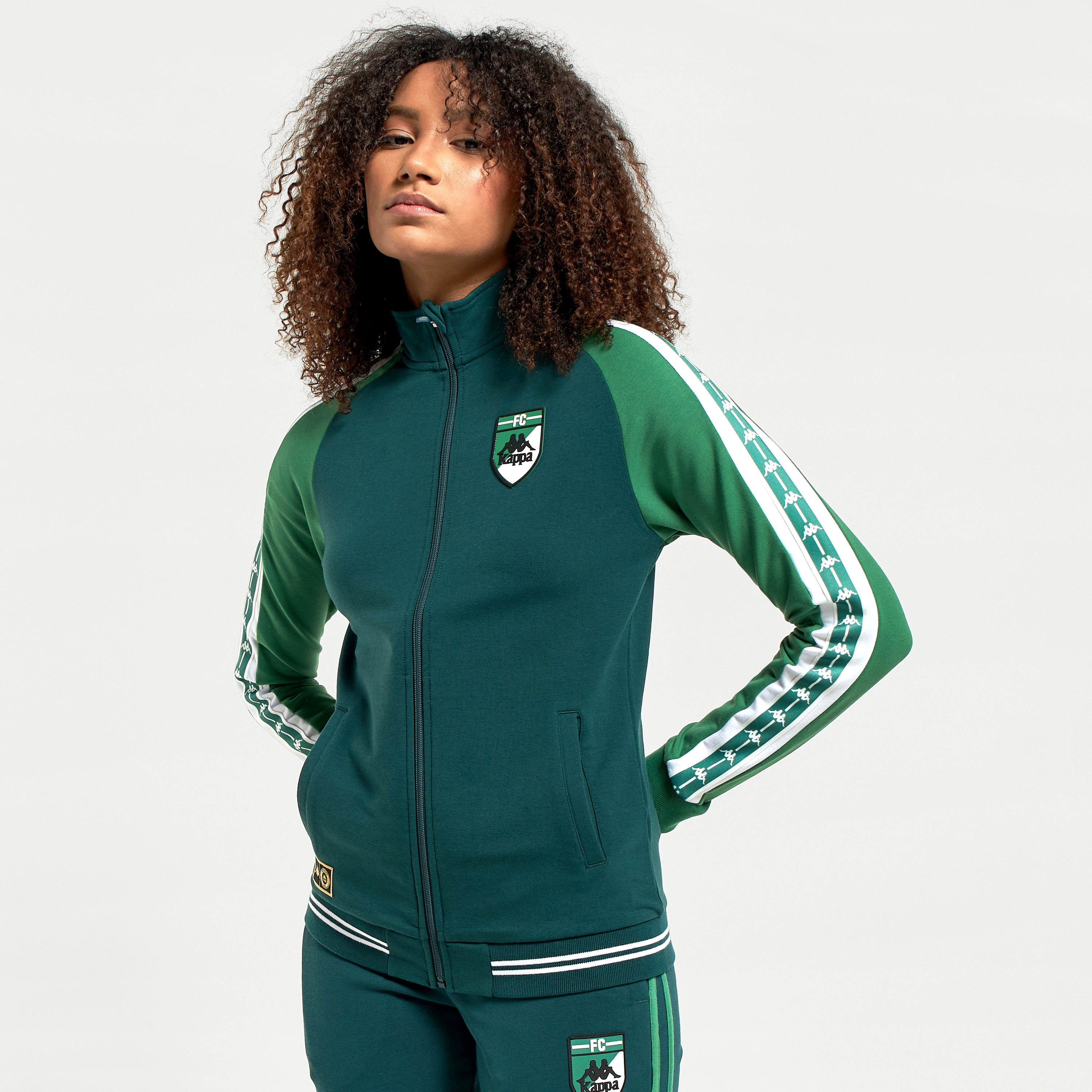 Womens kappa hot sale track jacket