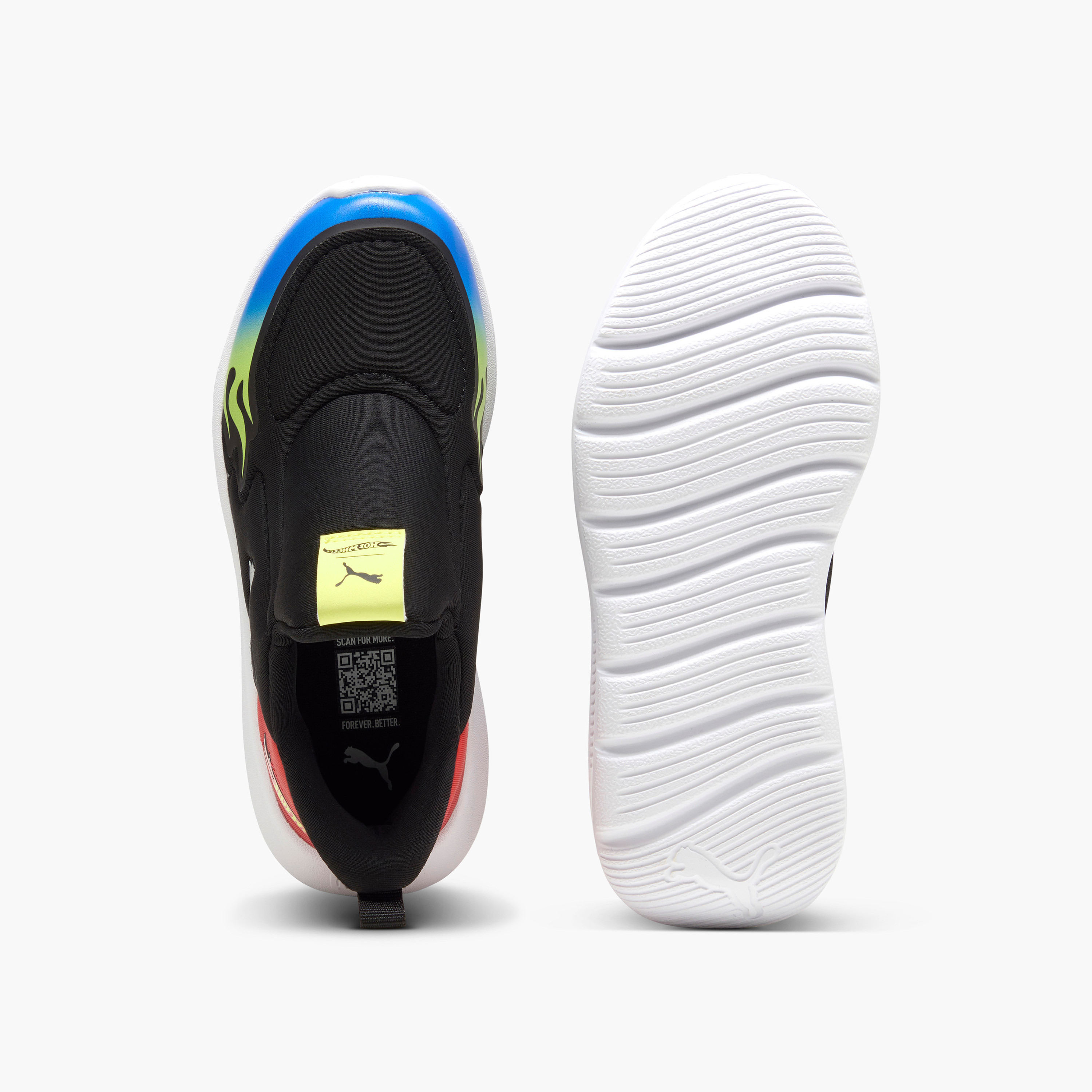 Puma Girls' Puma Fun Racer 2 SLIPTECH Hot Wheels PS Slip-On Sports Shoes - 40140901-girls-shoes-sneakers-image-5