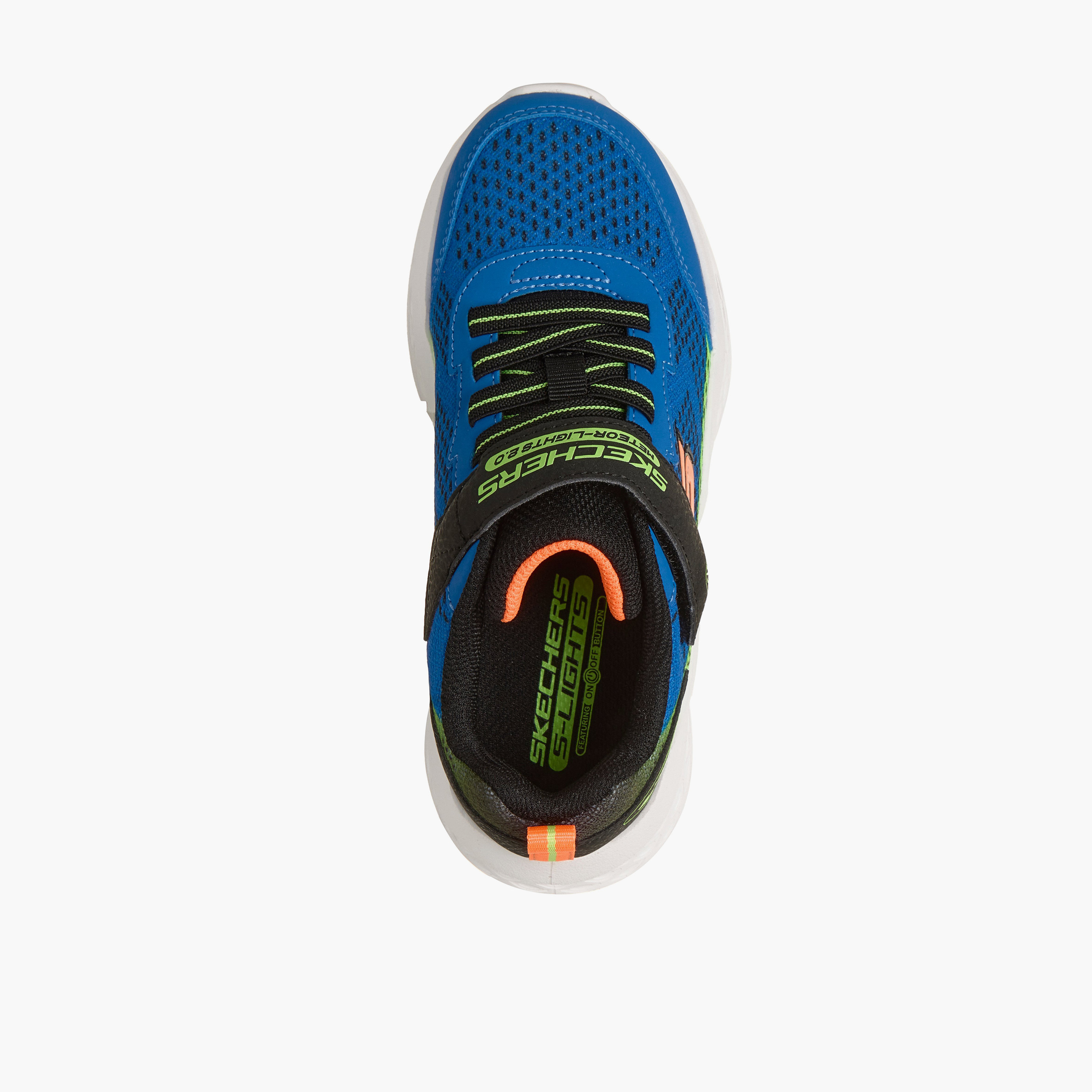Skechers Boys METEOR-LIGHTS 2.0 Hook & Loop Light-Up Ankle Sneakers-boys-shoes-sneakers-image-3