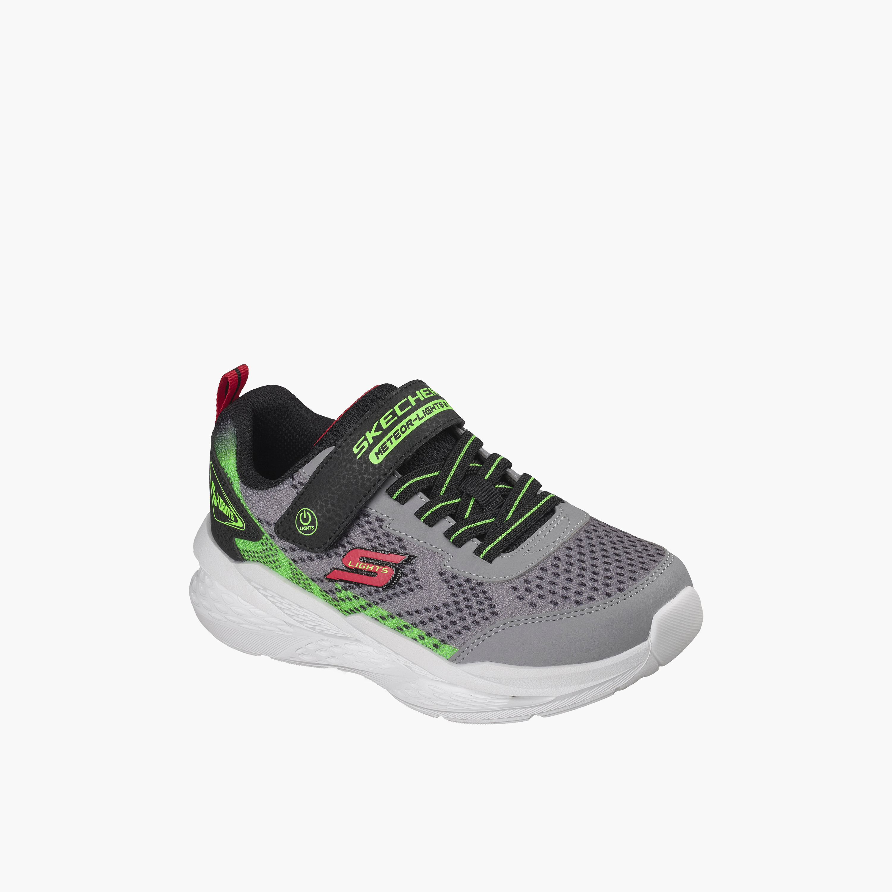 Skechers Boys METEOR-LIGHTS 2.0 Hook & Loop Light-Up Ankle Sneakers-boys-shoes-sneakers-image-1